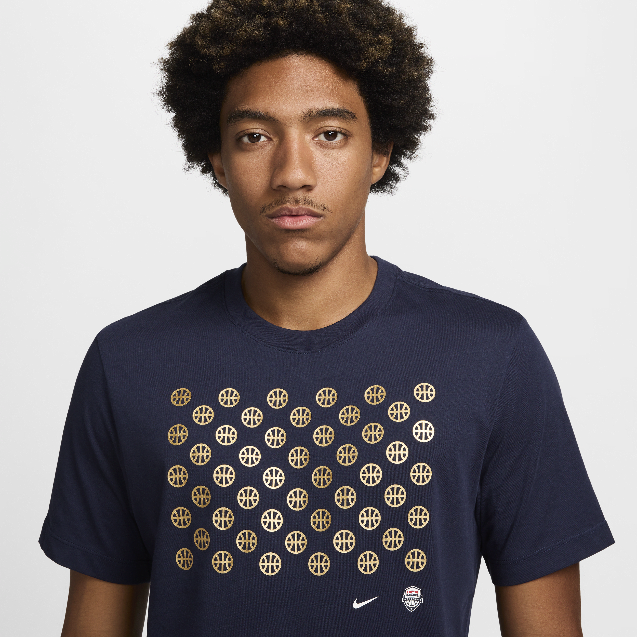 Thumbnail - USA Nike Basketball-T-Shirt (Herren) - Blau