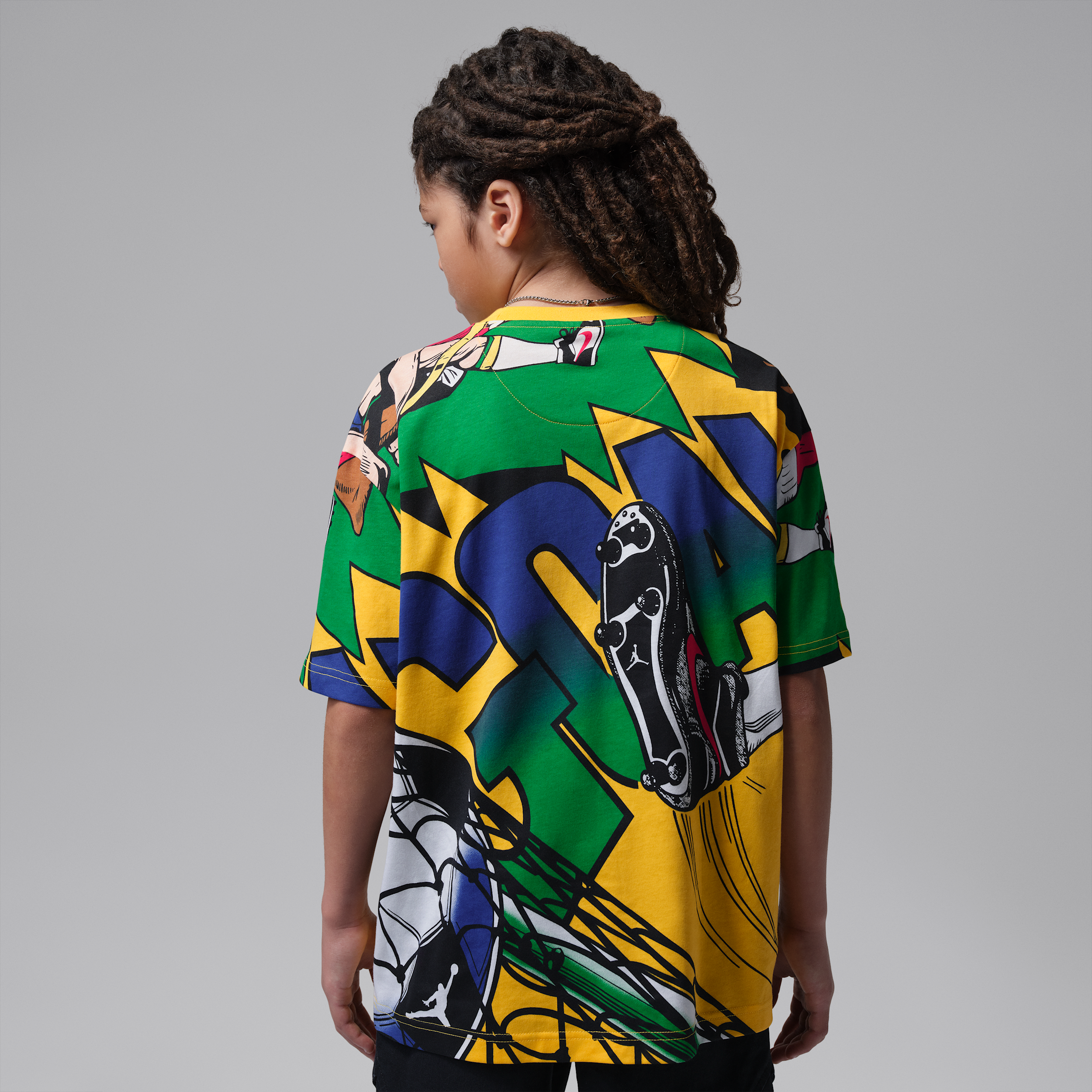 Thumbnail - Jordan Essentials Boxy Goal T-Shirt (ältere Kinder) - Gelb