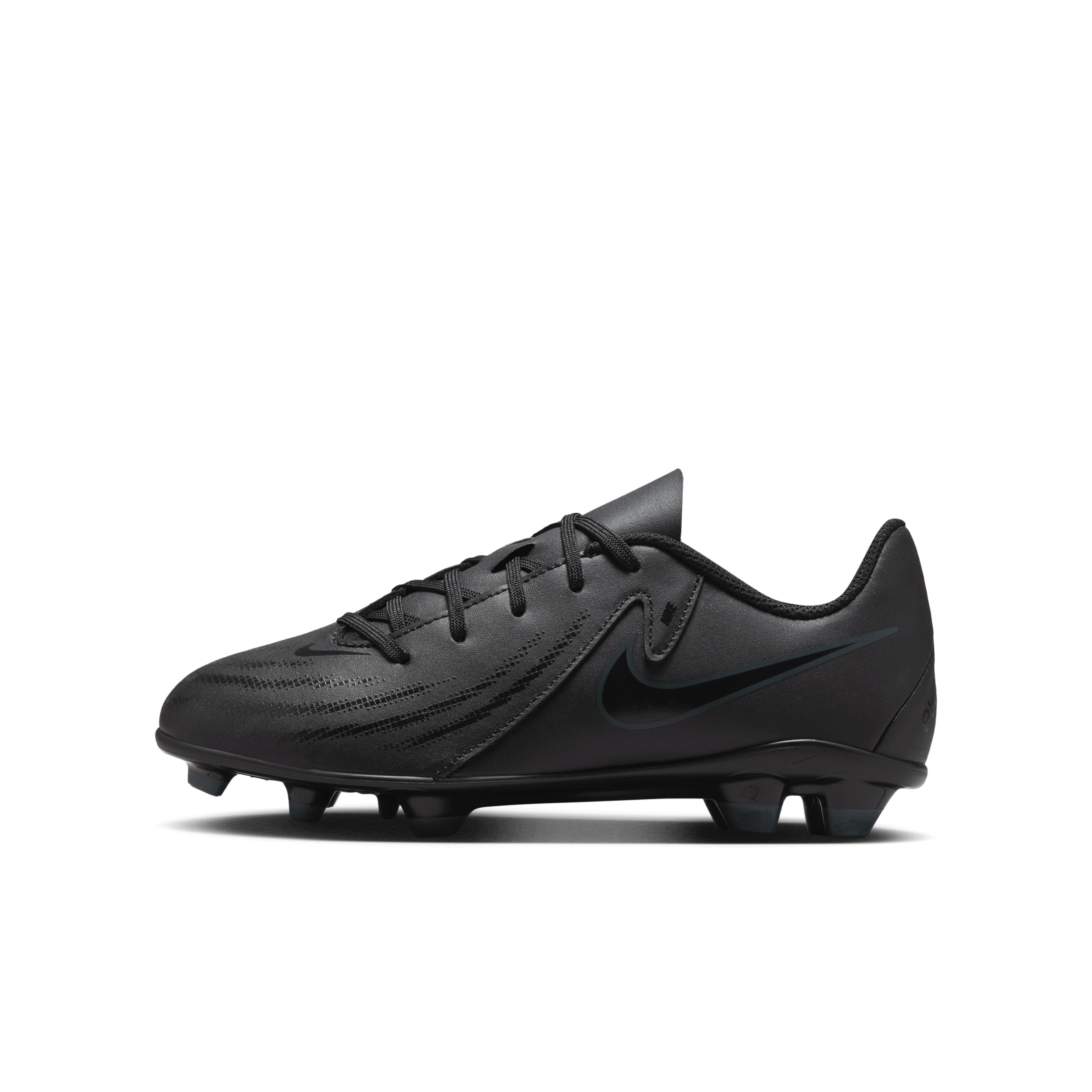 Chaussure de foot à crampons basse MG Nike Jr. Phantom GX 2 Club pour enfant/ado - Noir