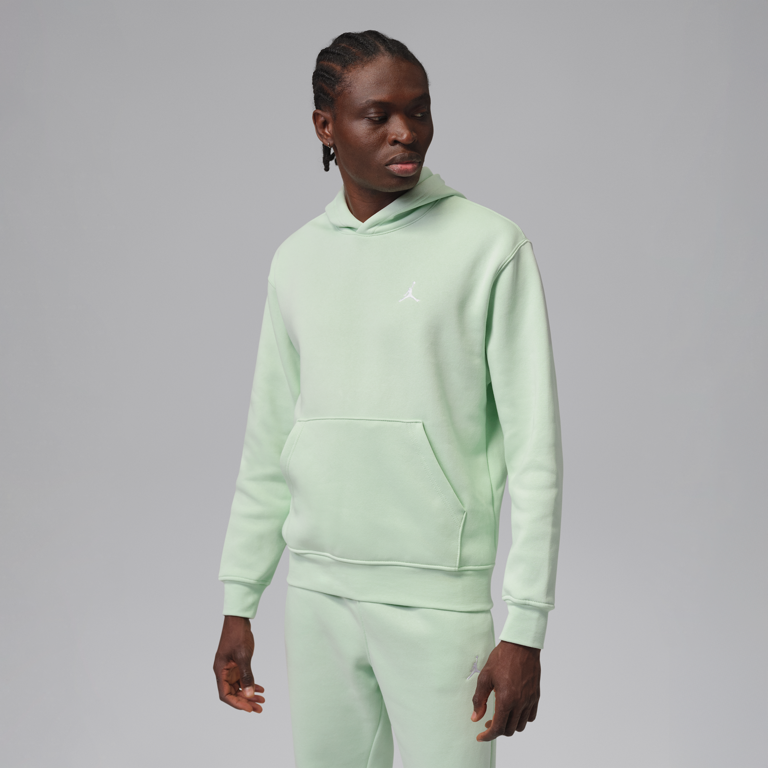 Felpa pullover con cappuccio Jordan Brooklyn Fleece – Uomo - Verde
