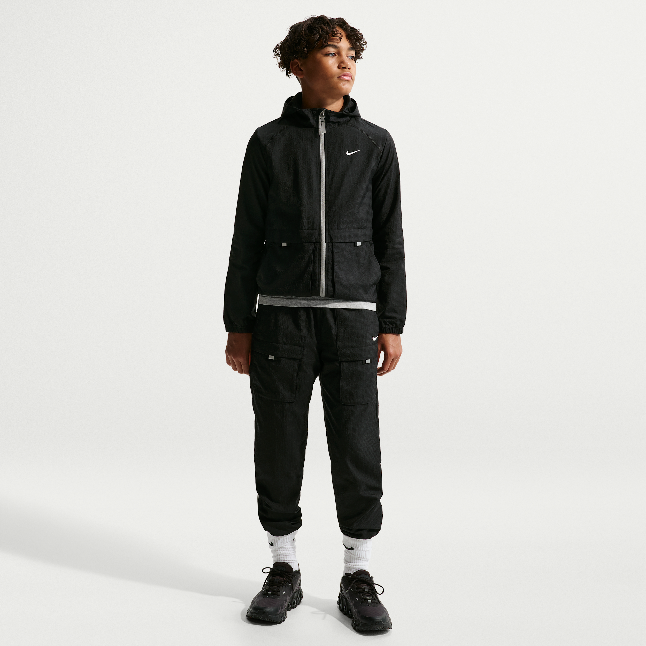 Pantaloni in woven Nike City Utility – Ragazzo/a - Nero
