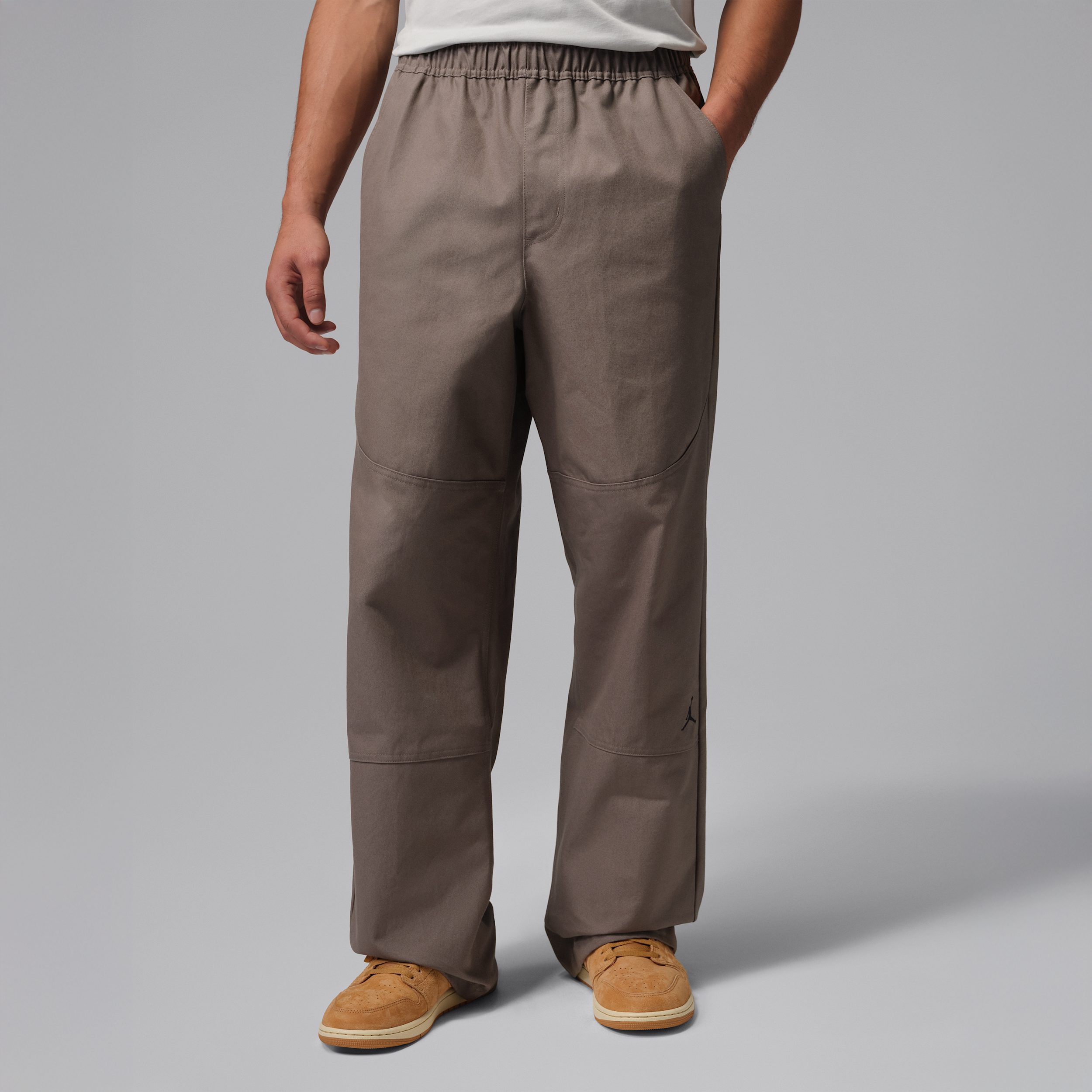 Pantaloni in tessuto Jordan Brooklyn – Uomo - Grigio