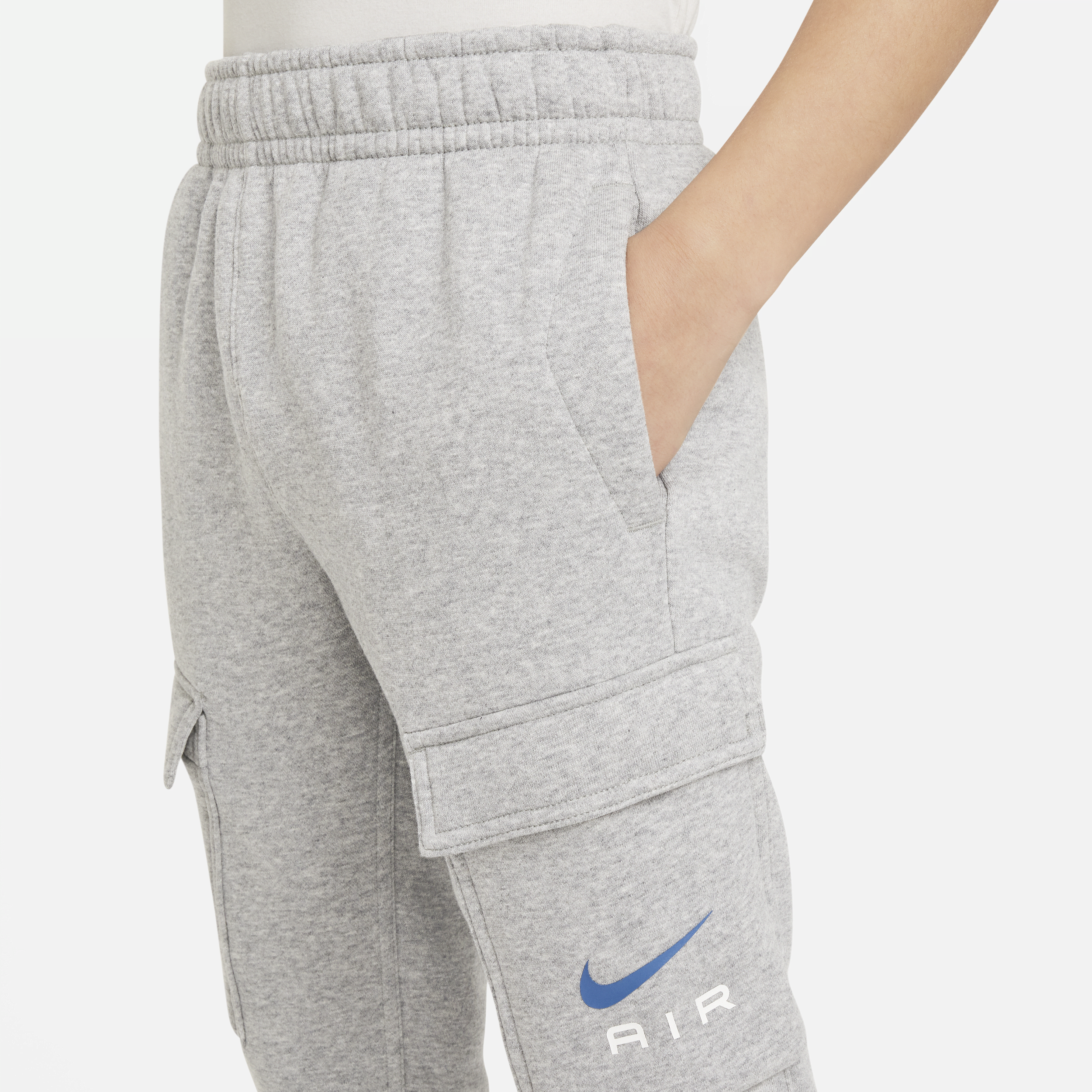Nike Air cargobroek van fleece voor kids Grijs