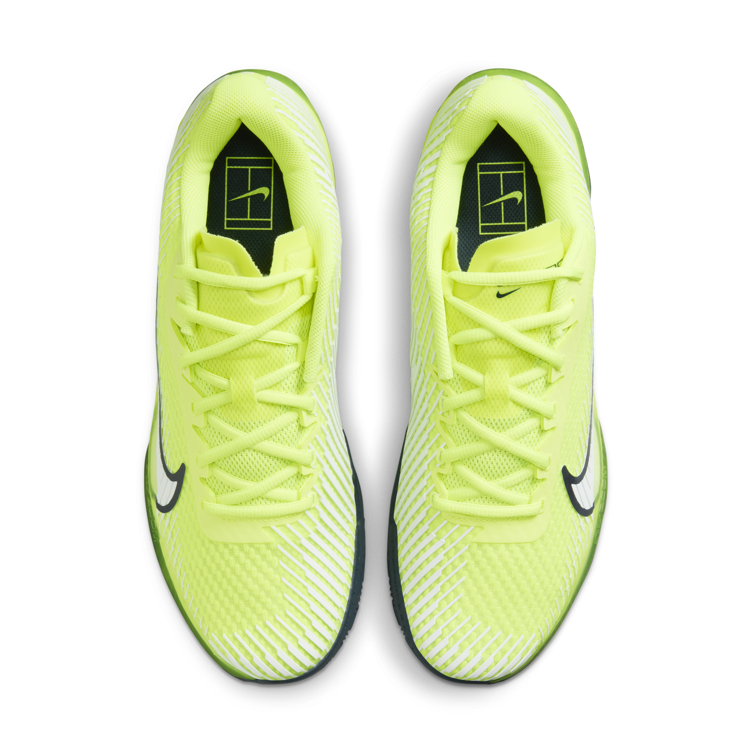 Chaussure de tennis pour terre battue NikeCourt Air Zoom Vapor 11 pour homme - Jaune