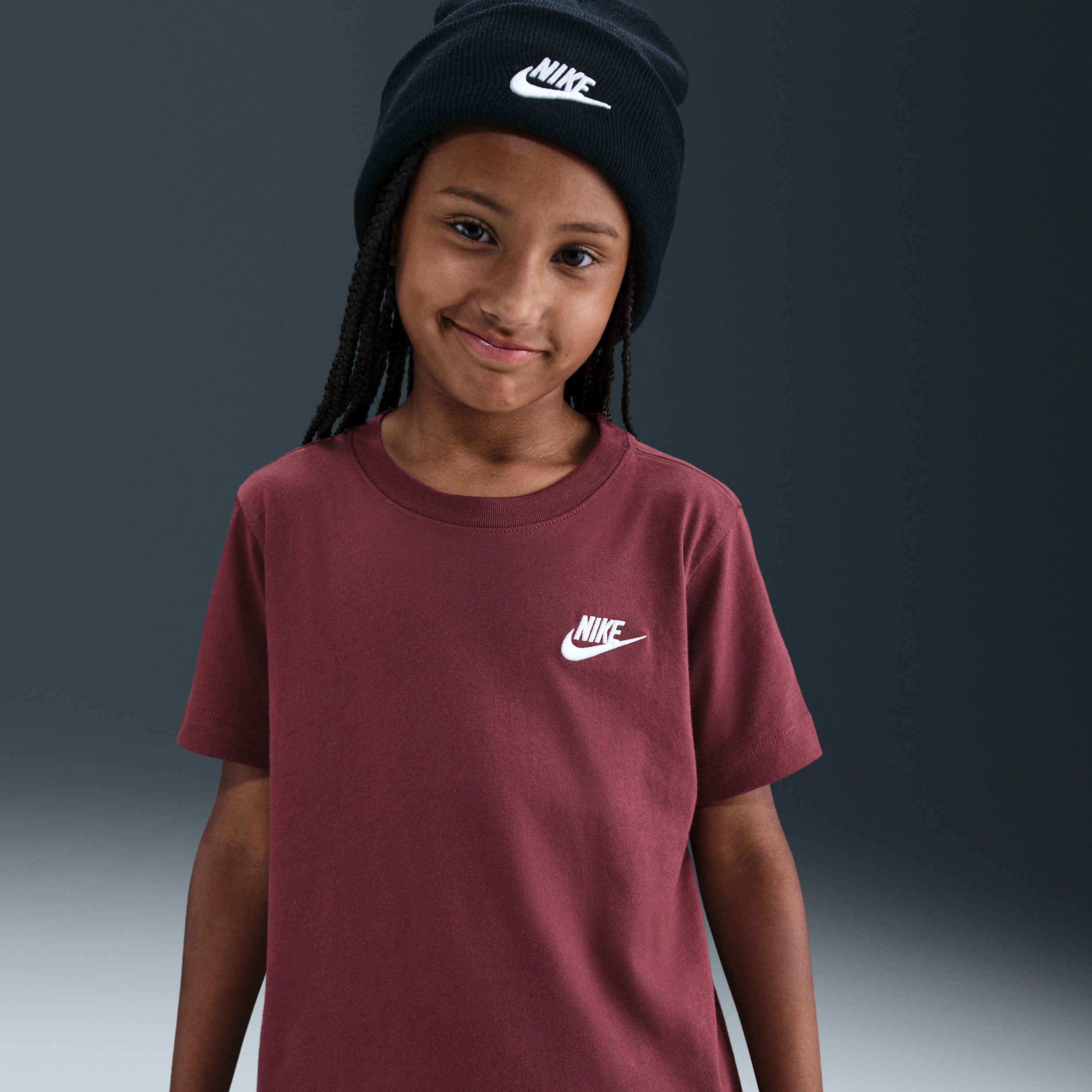 Nike Older Kids T-Shirt - Red - Cotton