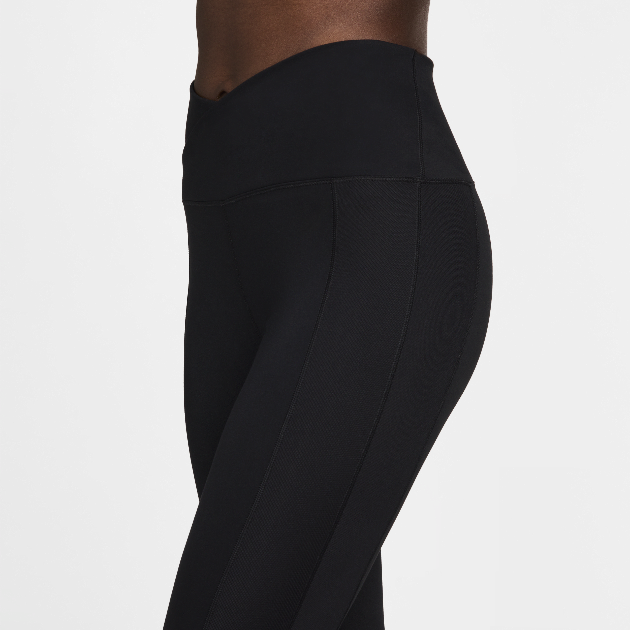 Legging 7/8 taille haute Nike One Wrap pour femme - Noir