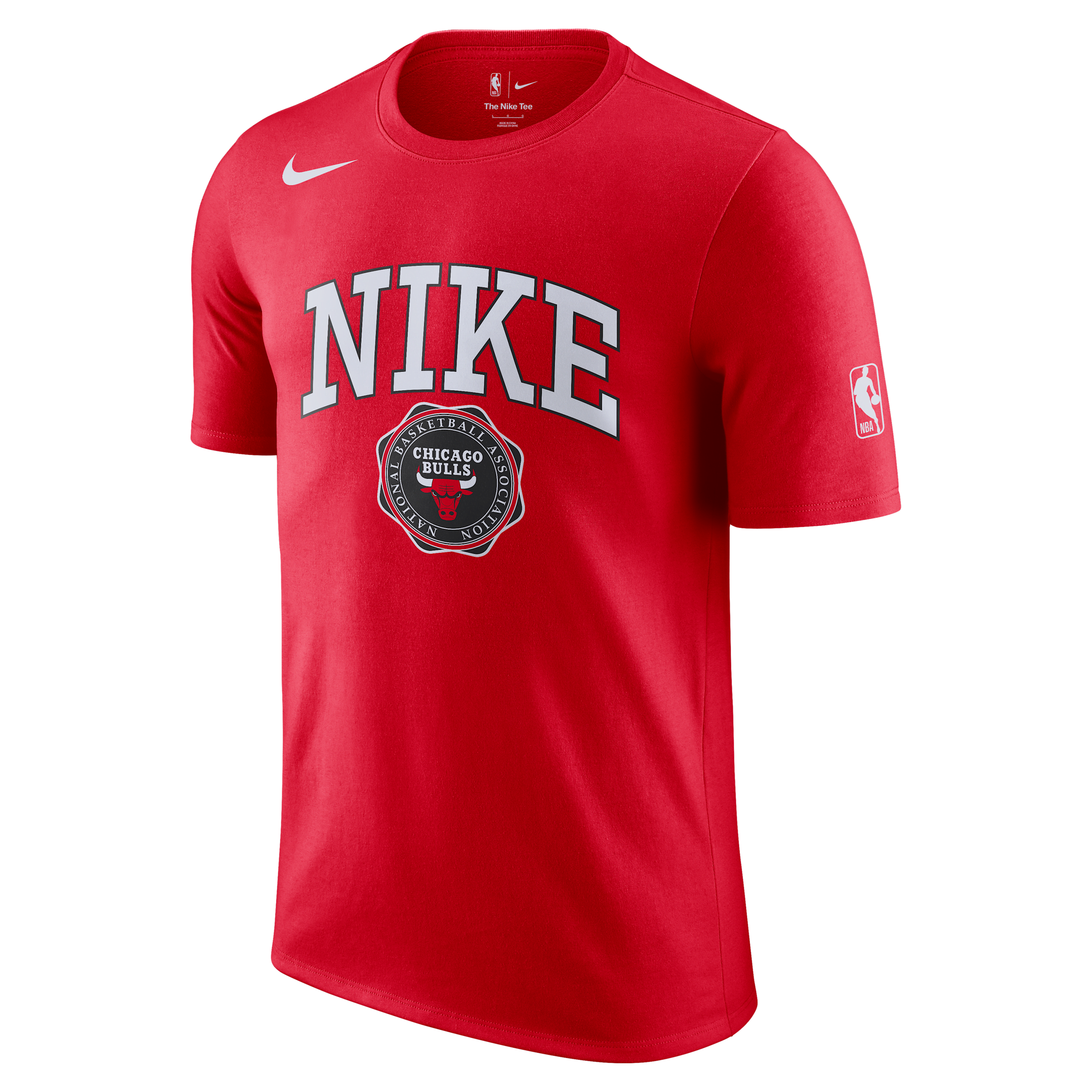 Thumbnail - Chicago Bulls Essential Nike NBA-T-Shirt (Herren) - Rot