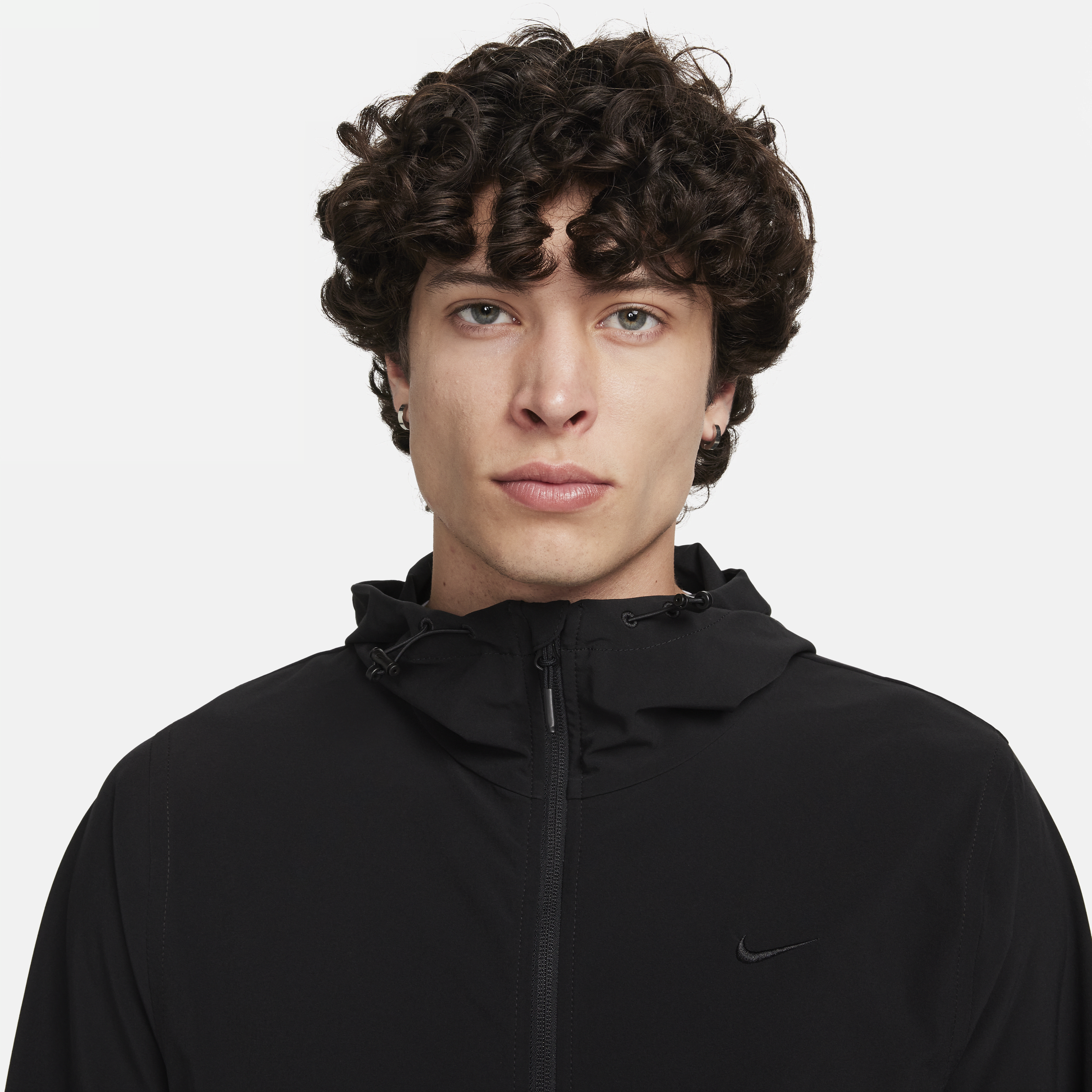 Veste à capuche déperlante Nike Unlimited pour homme - Noir