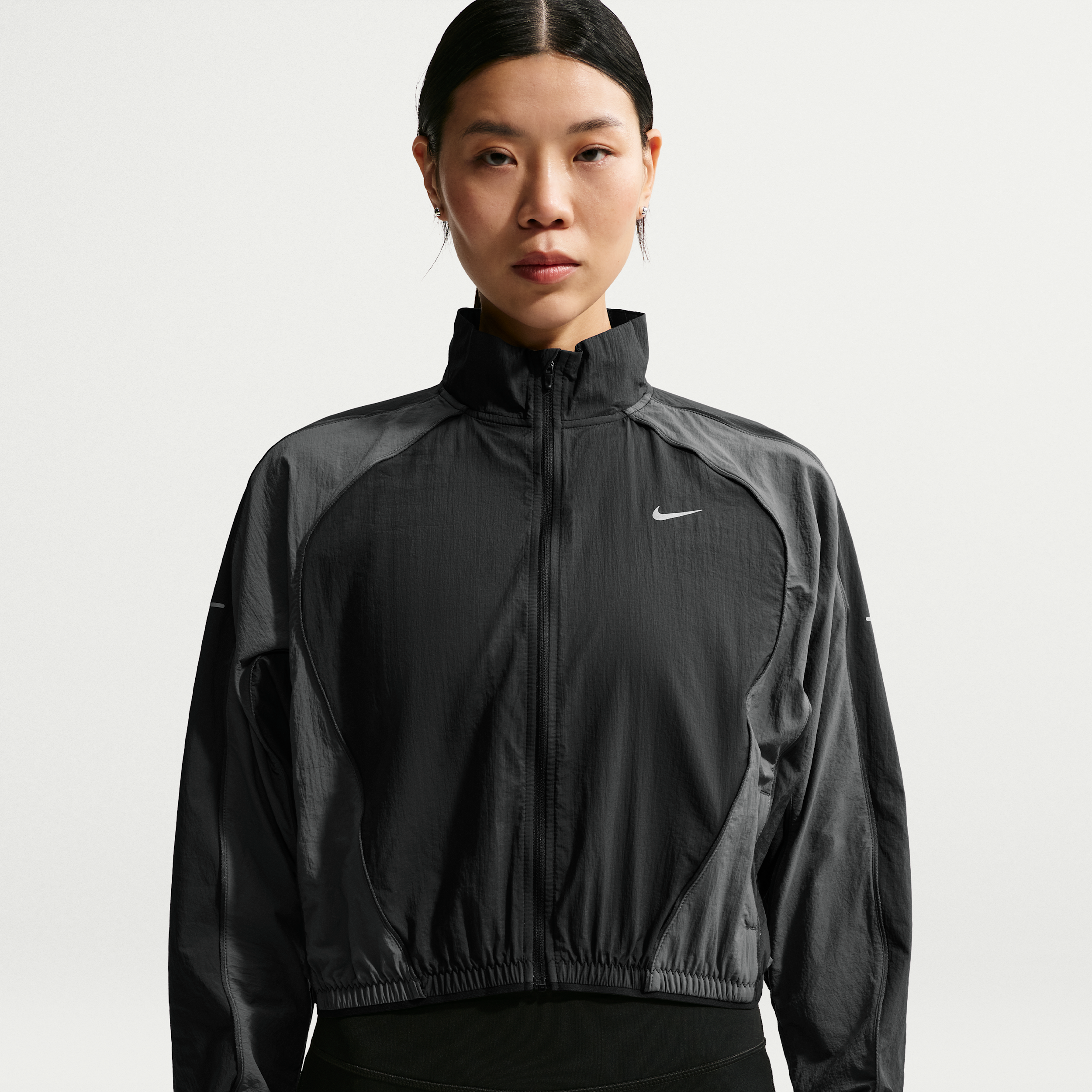 Nike Swift Womens Repel UV-Protection Running Jacket - Black