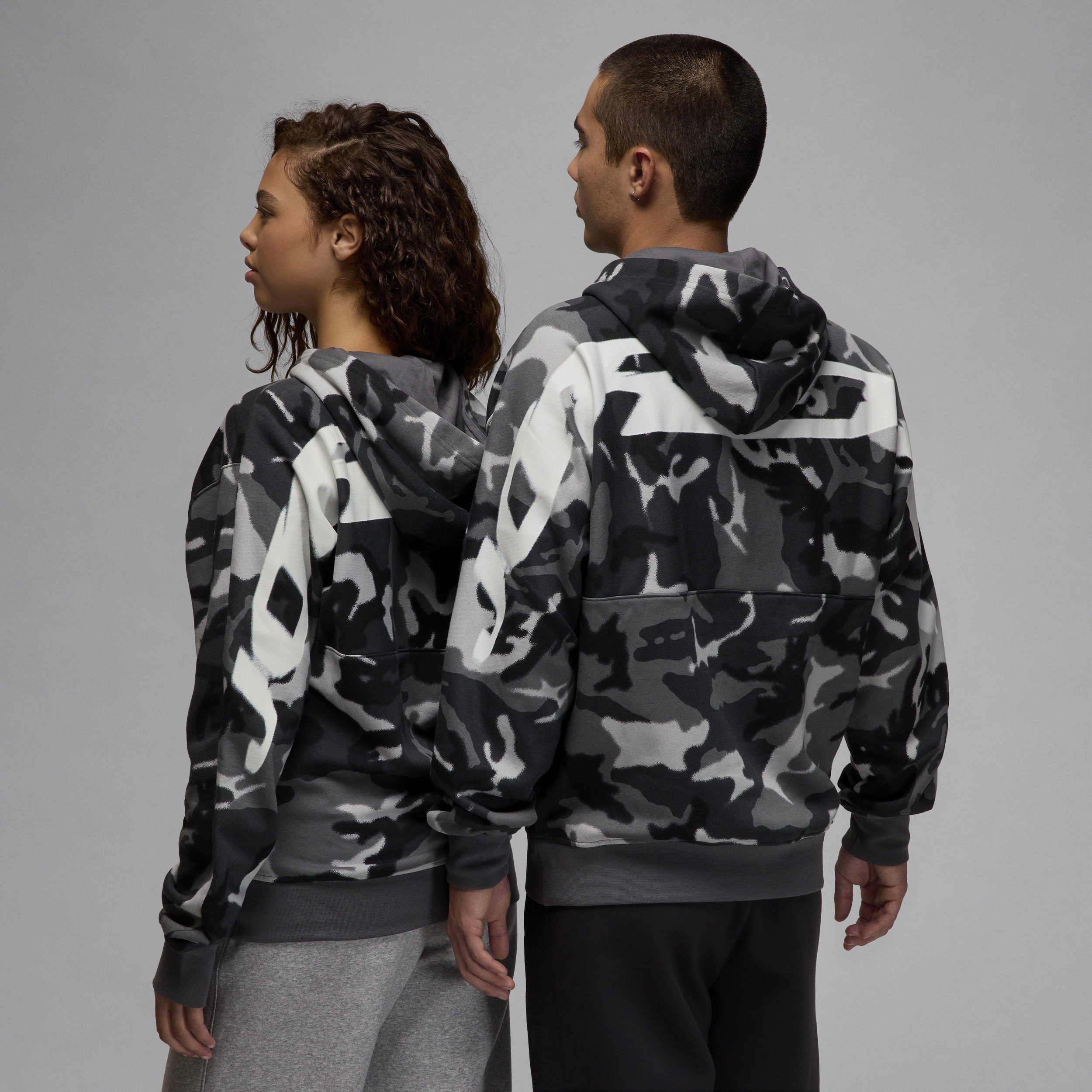 Sweat à capuche camouflage Jordan MVP pour homme - Noir