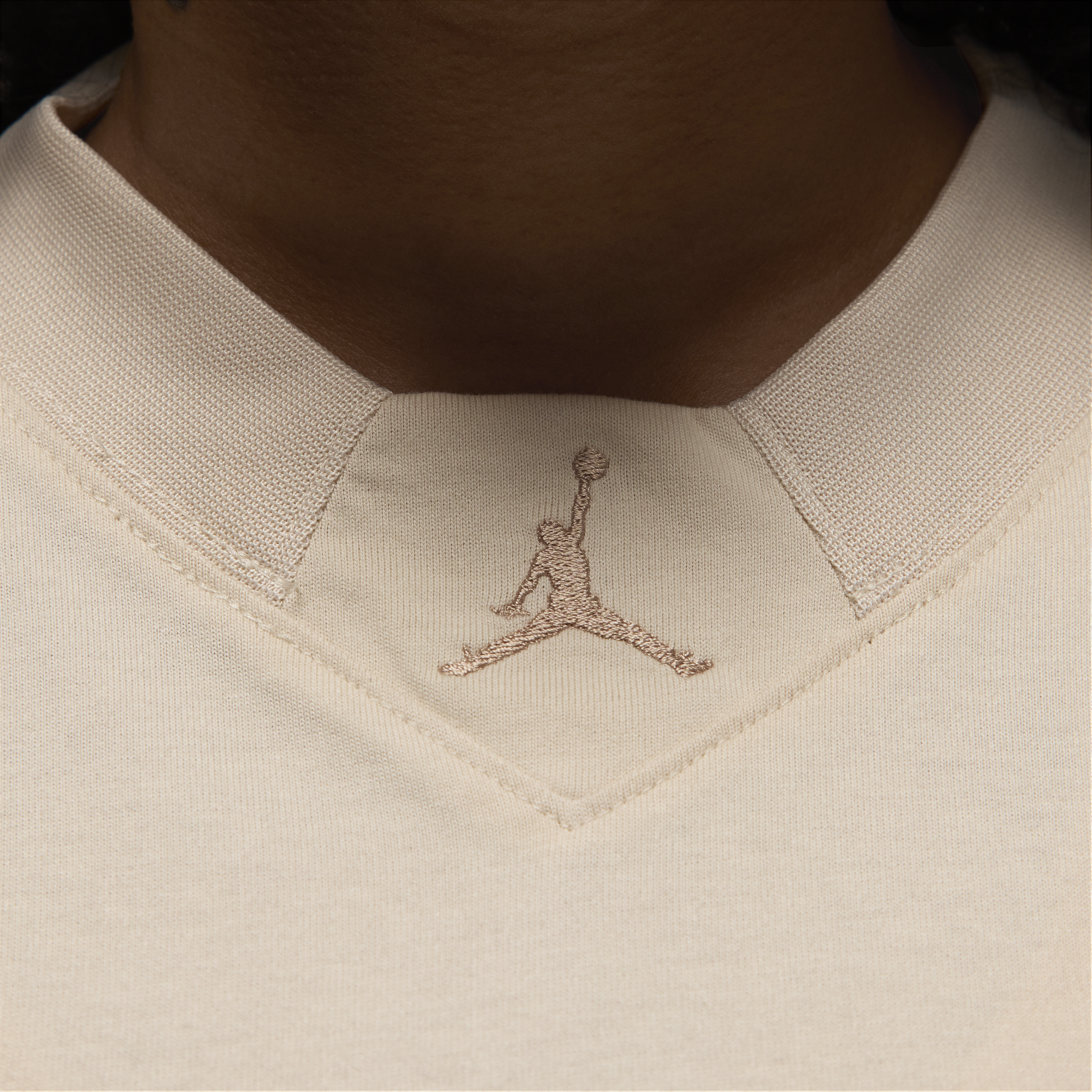 Haut court en maille Jordan pour femme - Marron