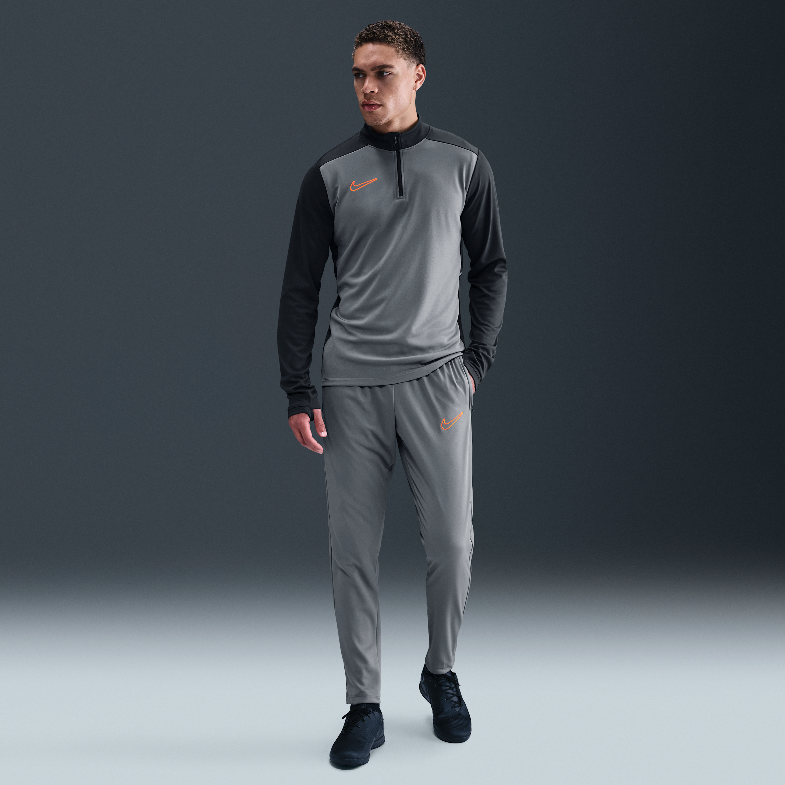 Thumbnail - Nike Academy Dri-FIT-Fußballhose für Herren - Grau