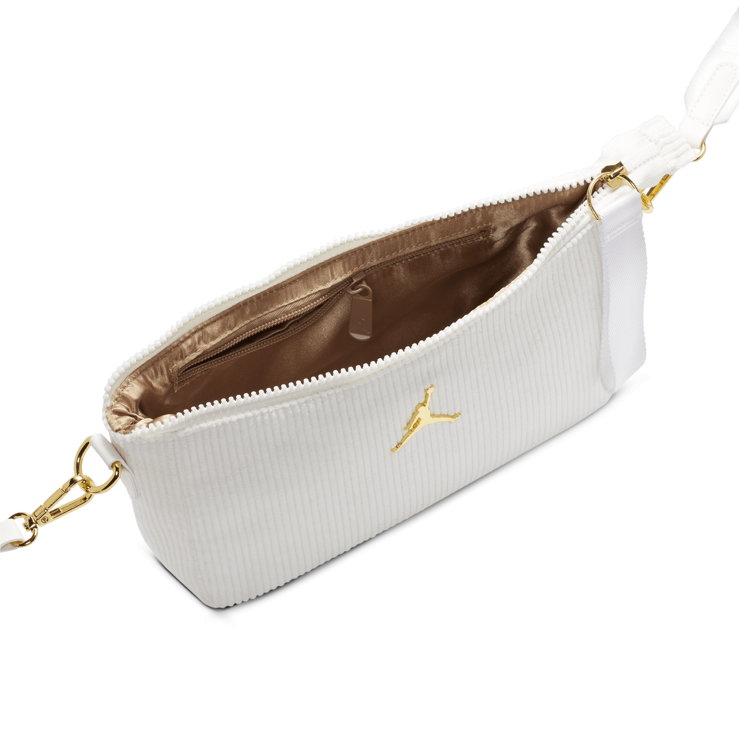 Jordan Corduroy Handbag handtas voor kids (1 liter) Wit