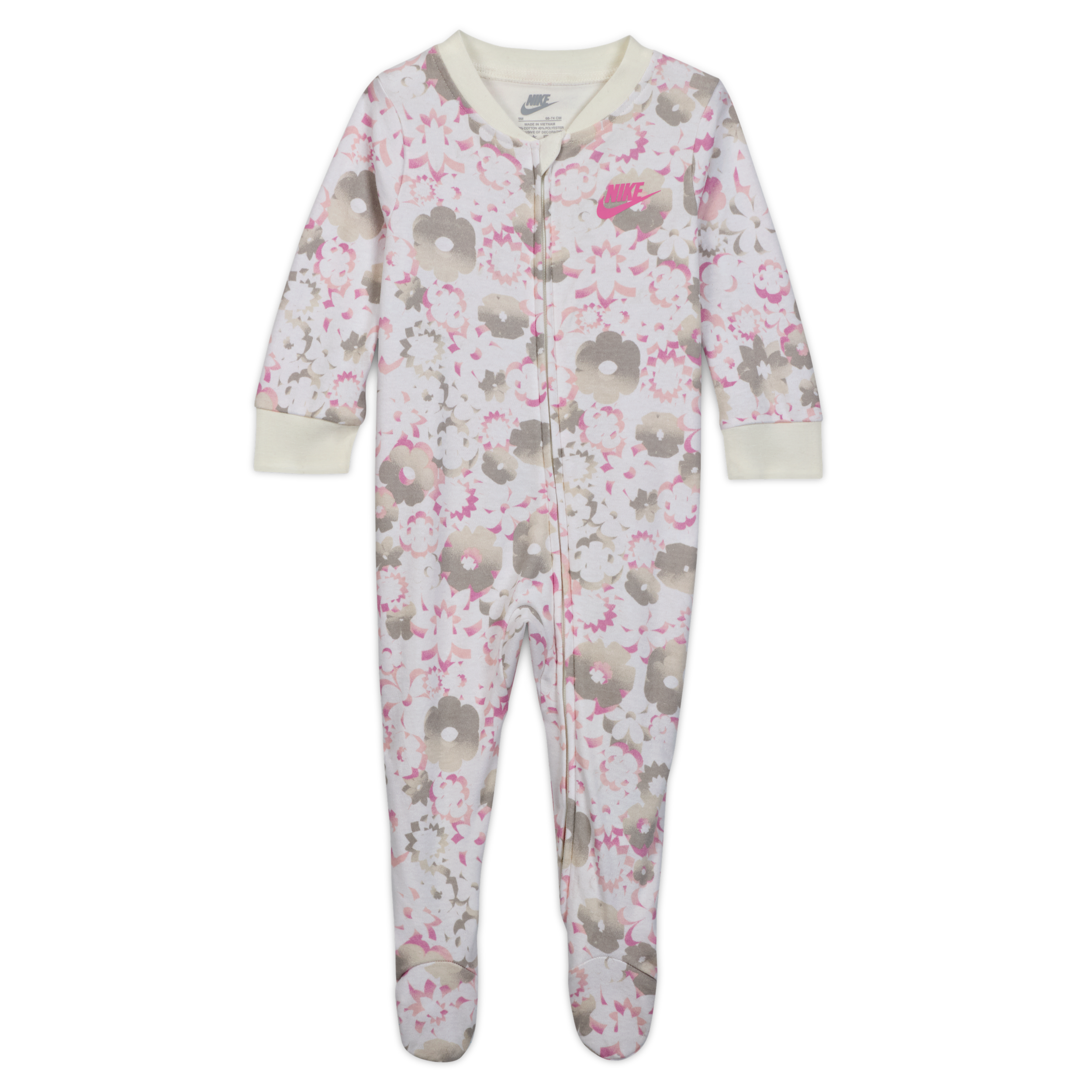 Grenouillère imprimée Nike Flow-Ral pour bébé - Blanc