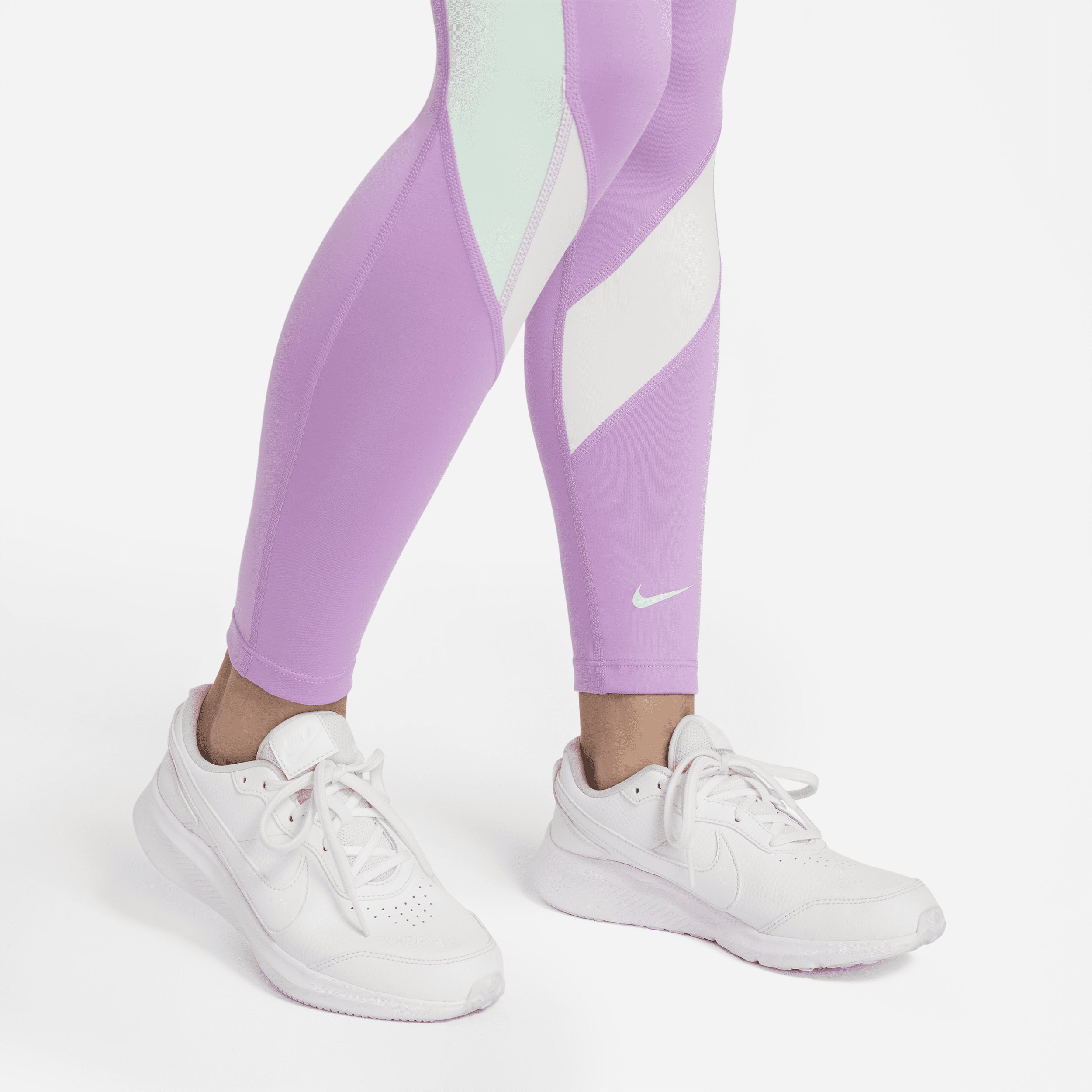 Nike Dri-FIT One Older Kids' (Girls') Leggings - Purple