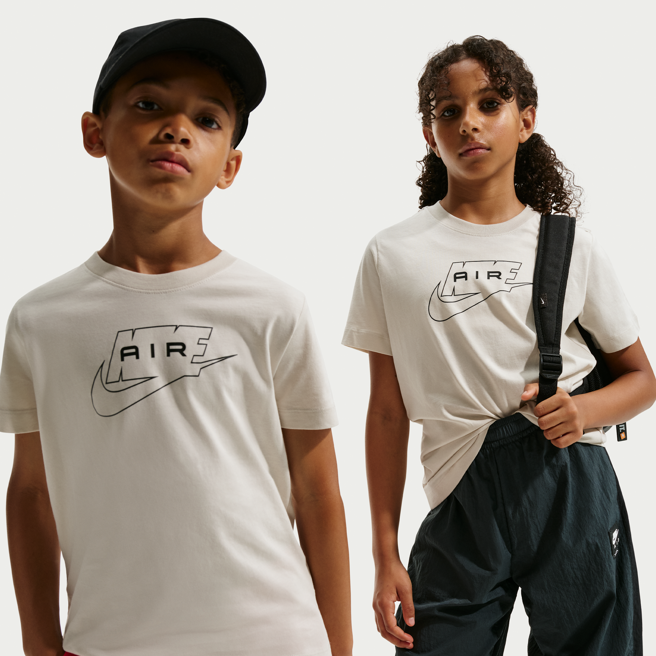 Nike Older Kids T-Shirt - Grey - Cotton