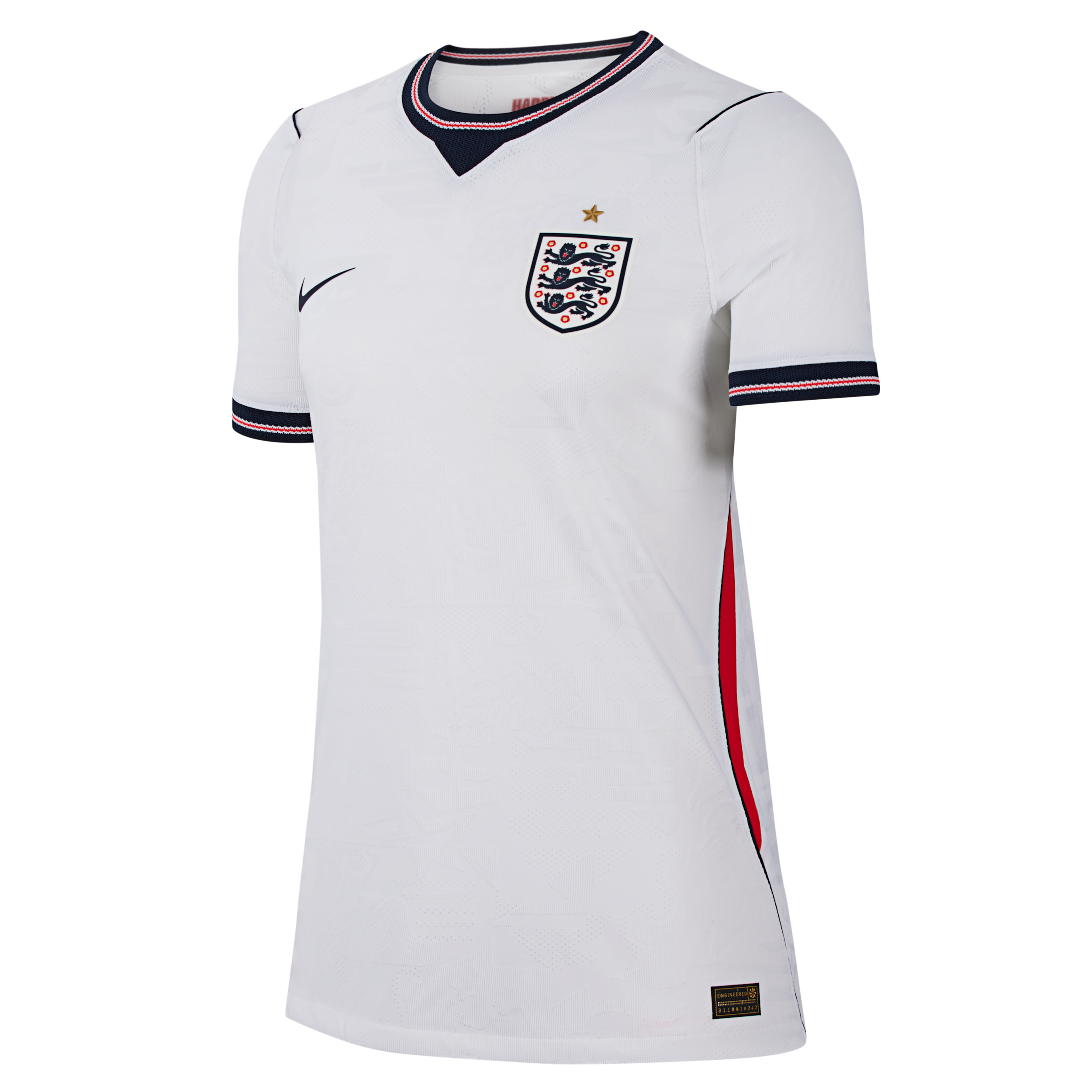 England National Team 2026 Match Home Nike Aero-FIT-fodboldtrøje til kvinder - hvid