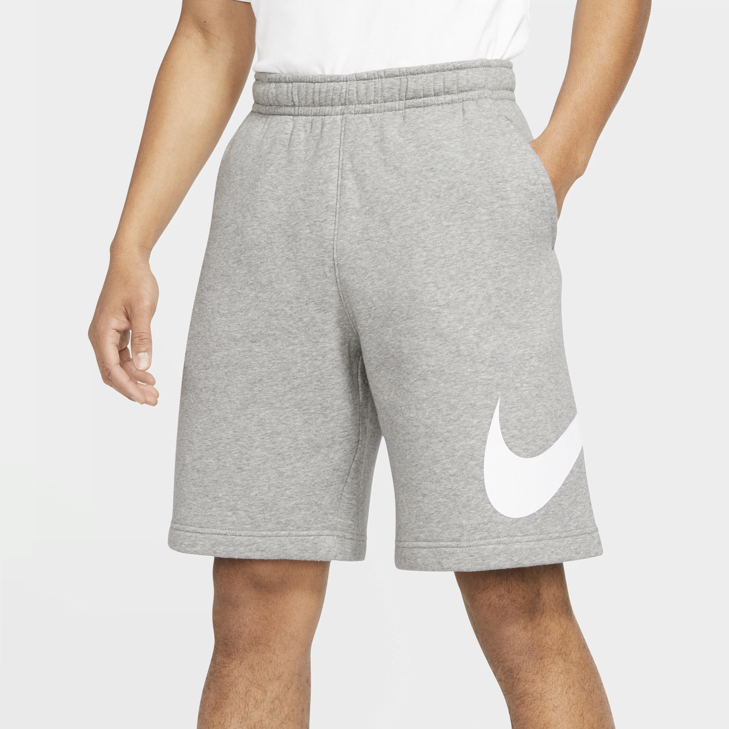 Short imprimé Nike Sportswear Club pour Homme - Gris