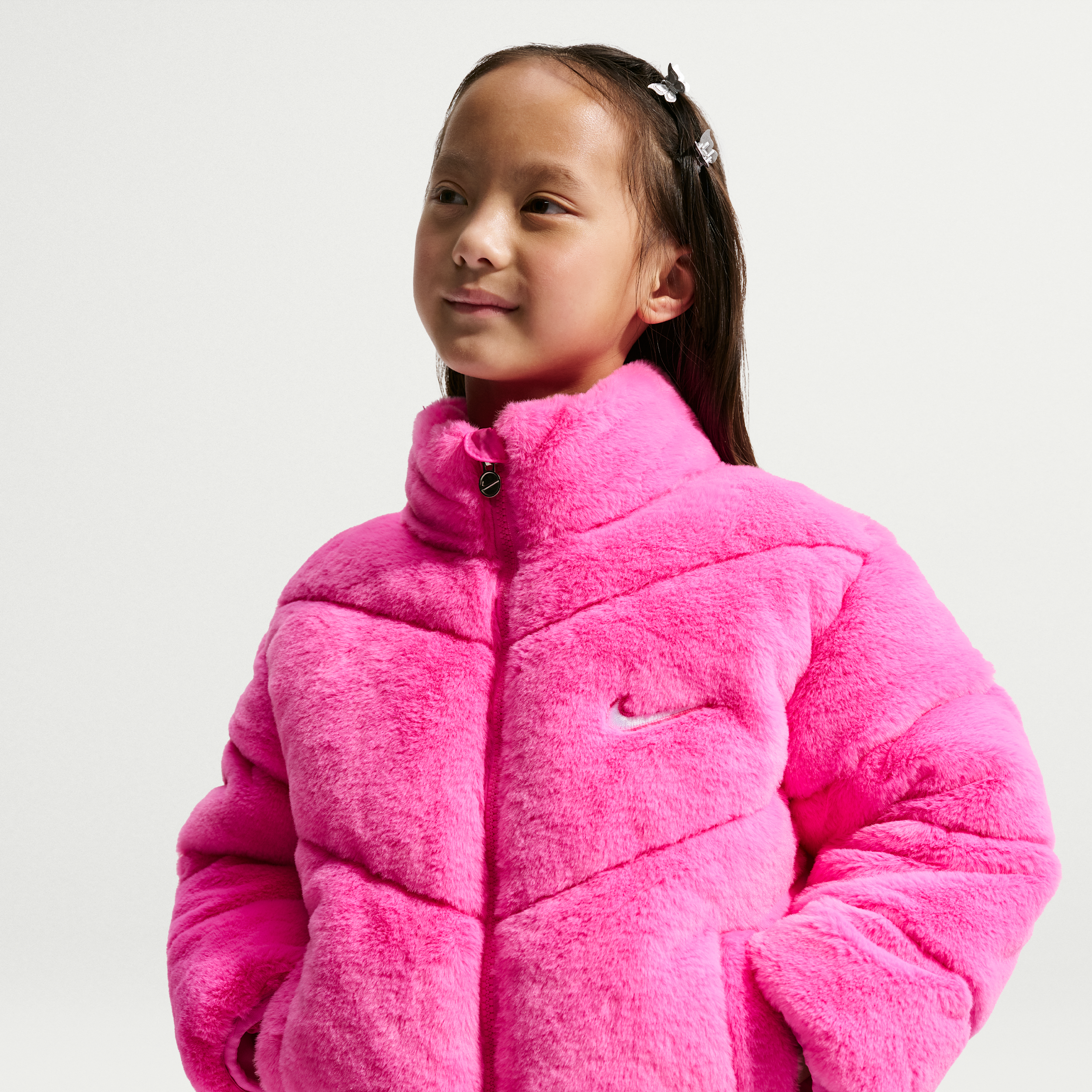Nike Veste Matelassee En Fausse Fourrure Nike Pour Enfant