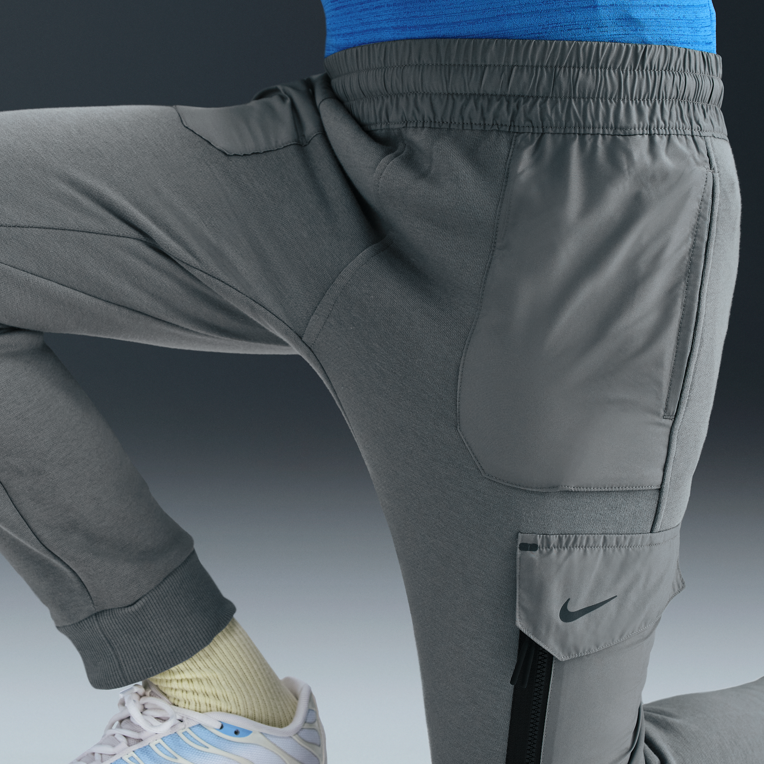 Thumbnail - Nike City Utility EasyOn Fleece-Hose (ältere Kinder) - Grau