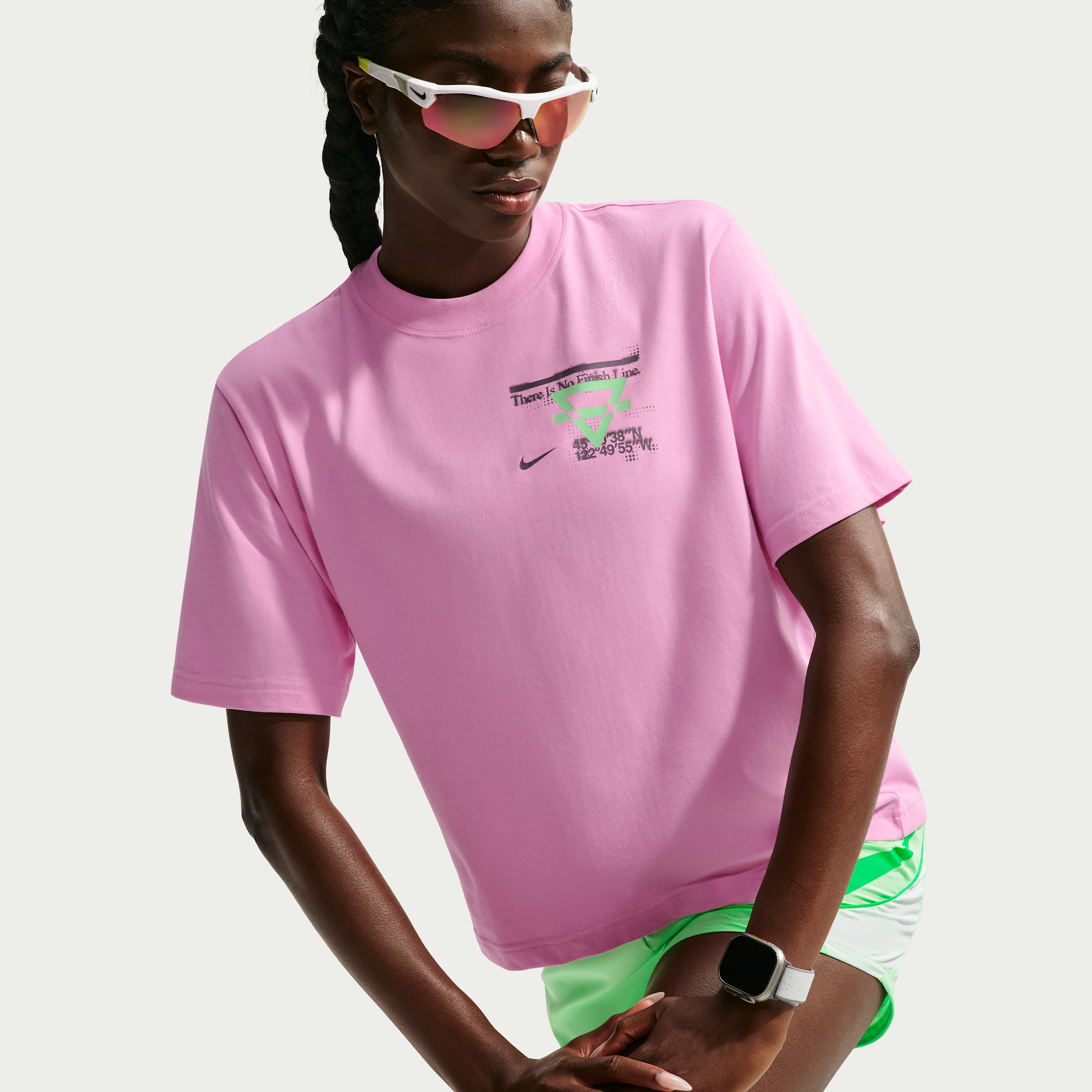 Nike T Shirt De Running Dri Fit Nike Swift Pour