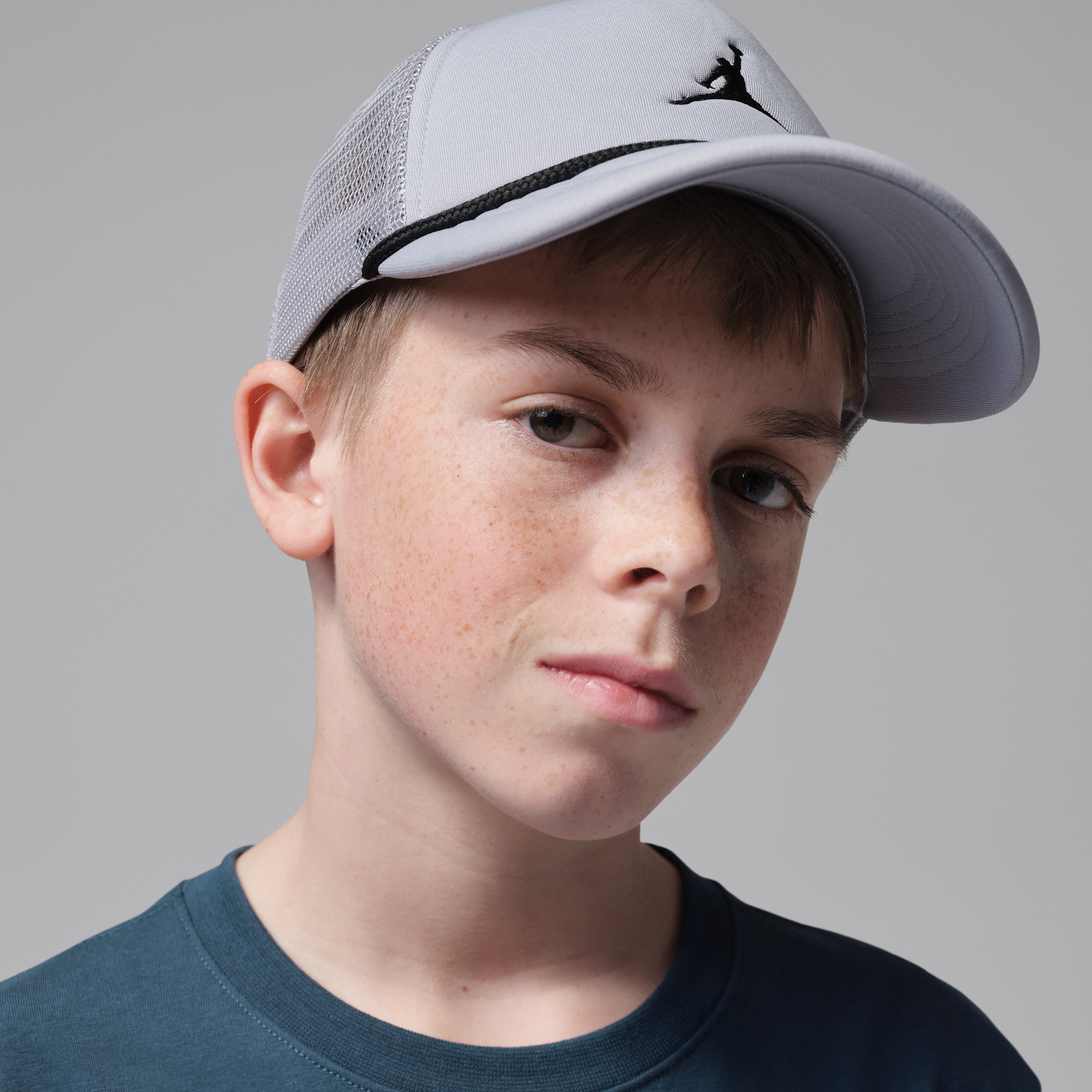 Thumbnail - Jordan T-Shirt mit aufgesticktem Logo (ältere Kinder) - Blau