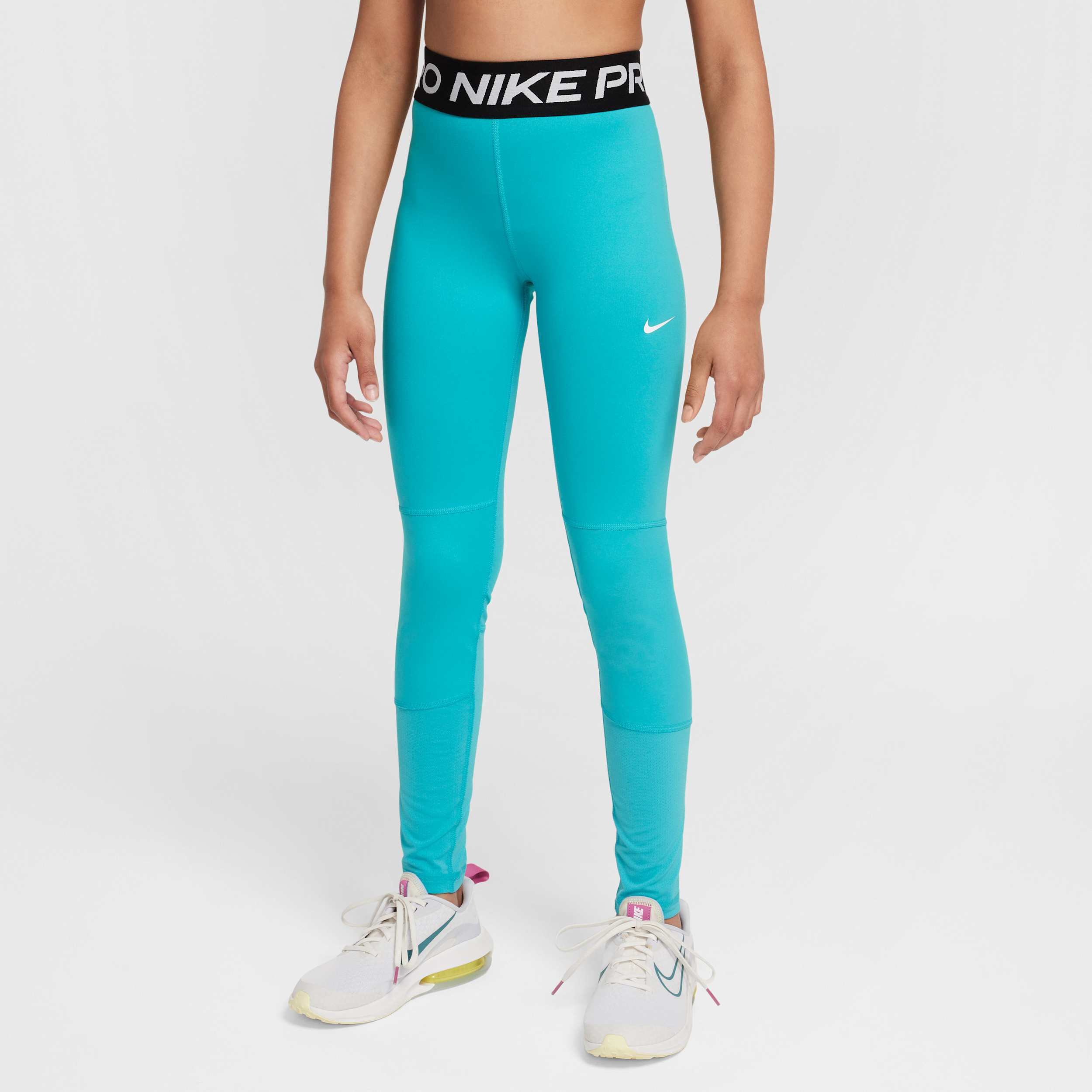 nike pro teal leggings
