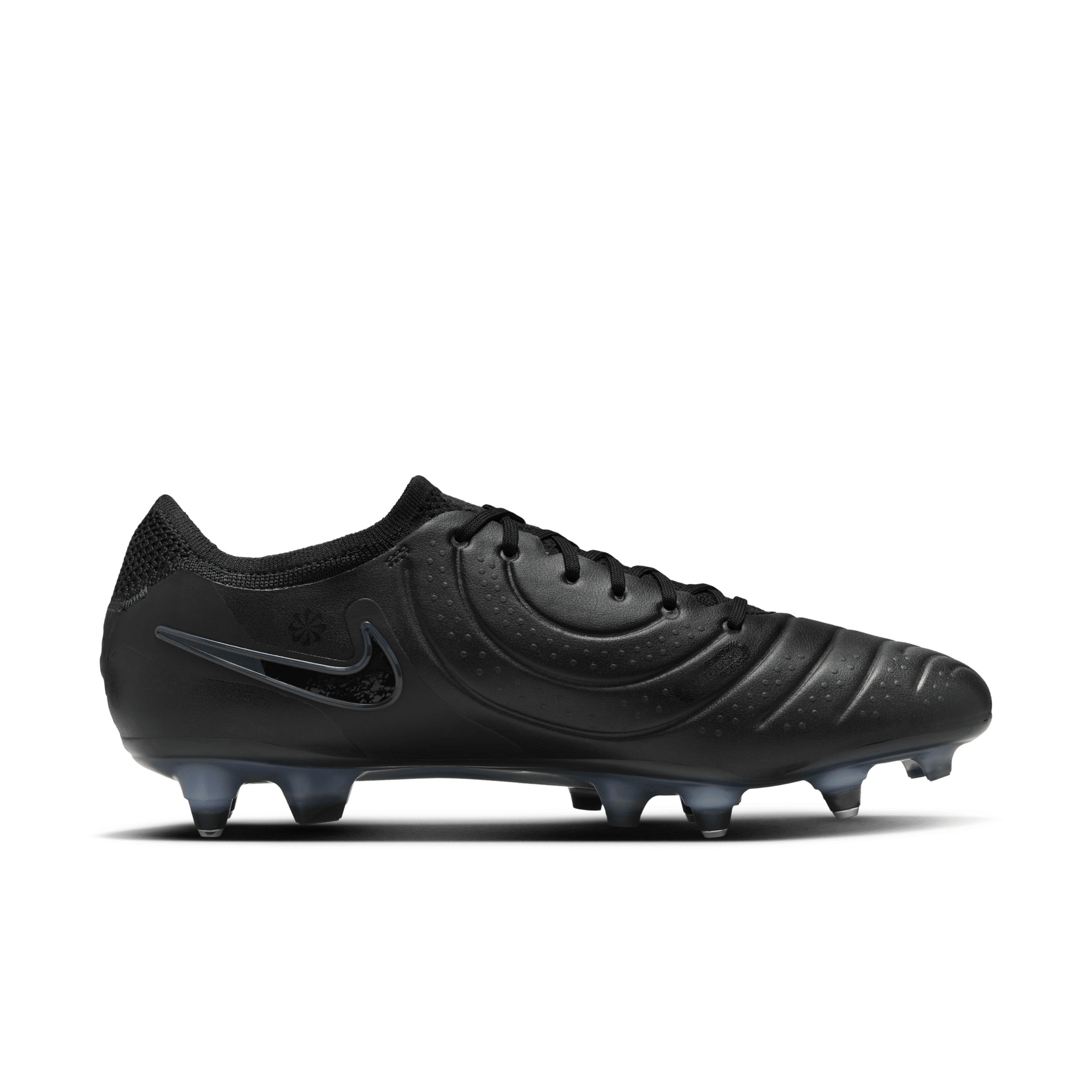 Chaussure de foot basse à crampons pour terrain gras Nike Tiempo Legend 10 Elite - Noir