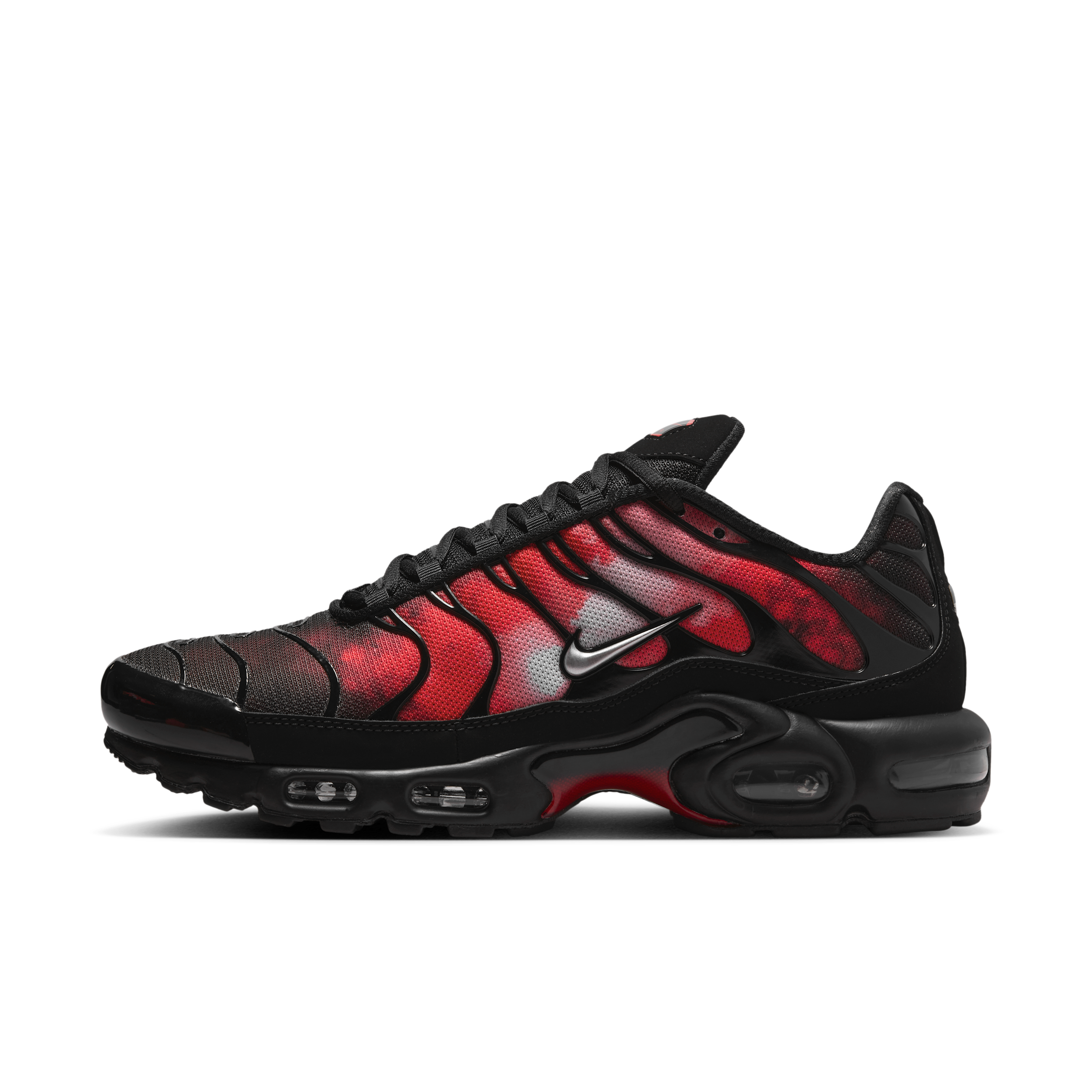 Nike Air Max Plus herensneaker zwart en rood