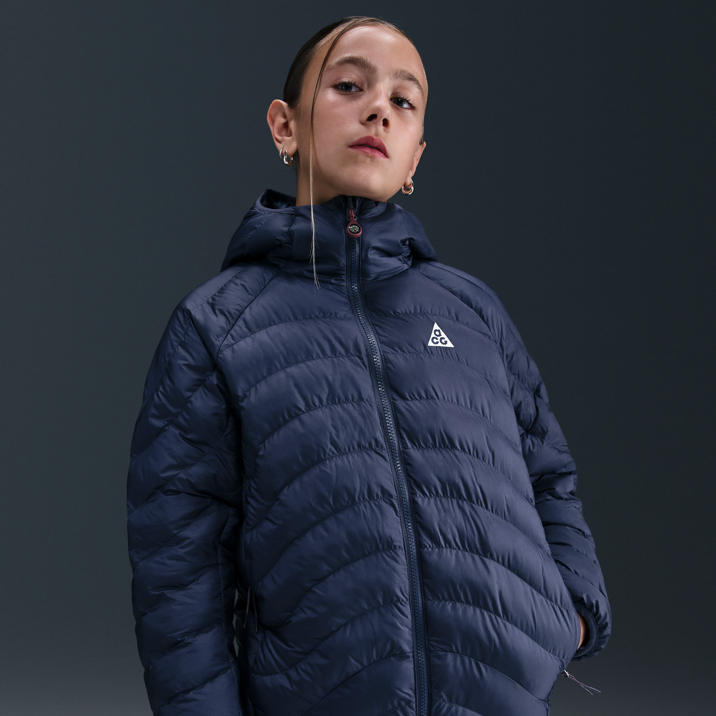 Thumbnail - Nike ACG "Lava Flow" Therma-FIT ADV Jacke (ältere Kinder) - Blau