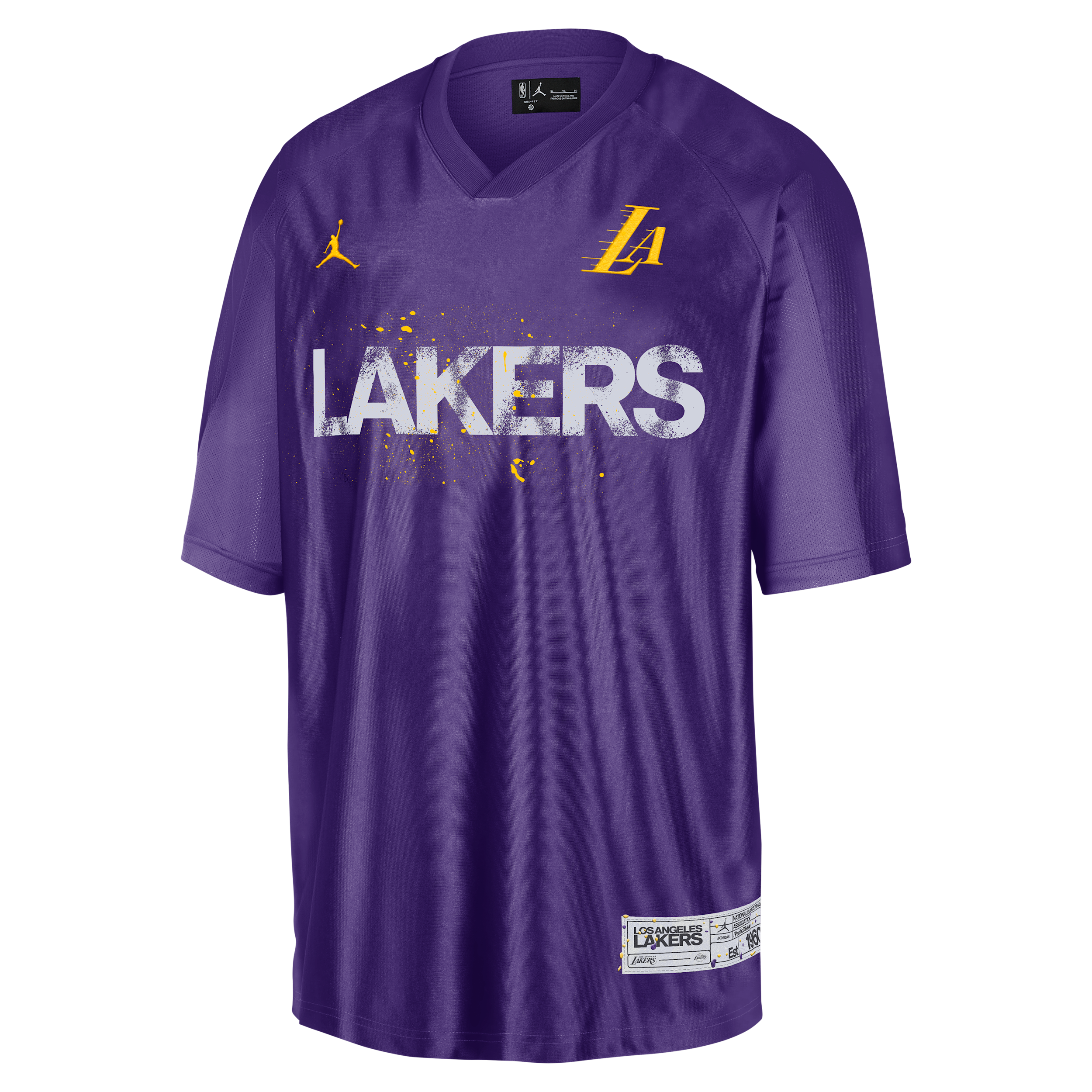 T-shirt Los Angeles Lakers Jordan Dri-FIT MVP – Uomo - Viola