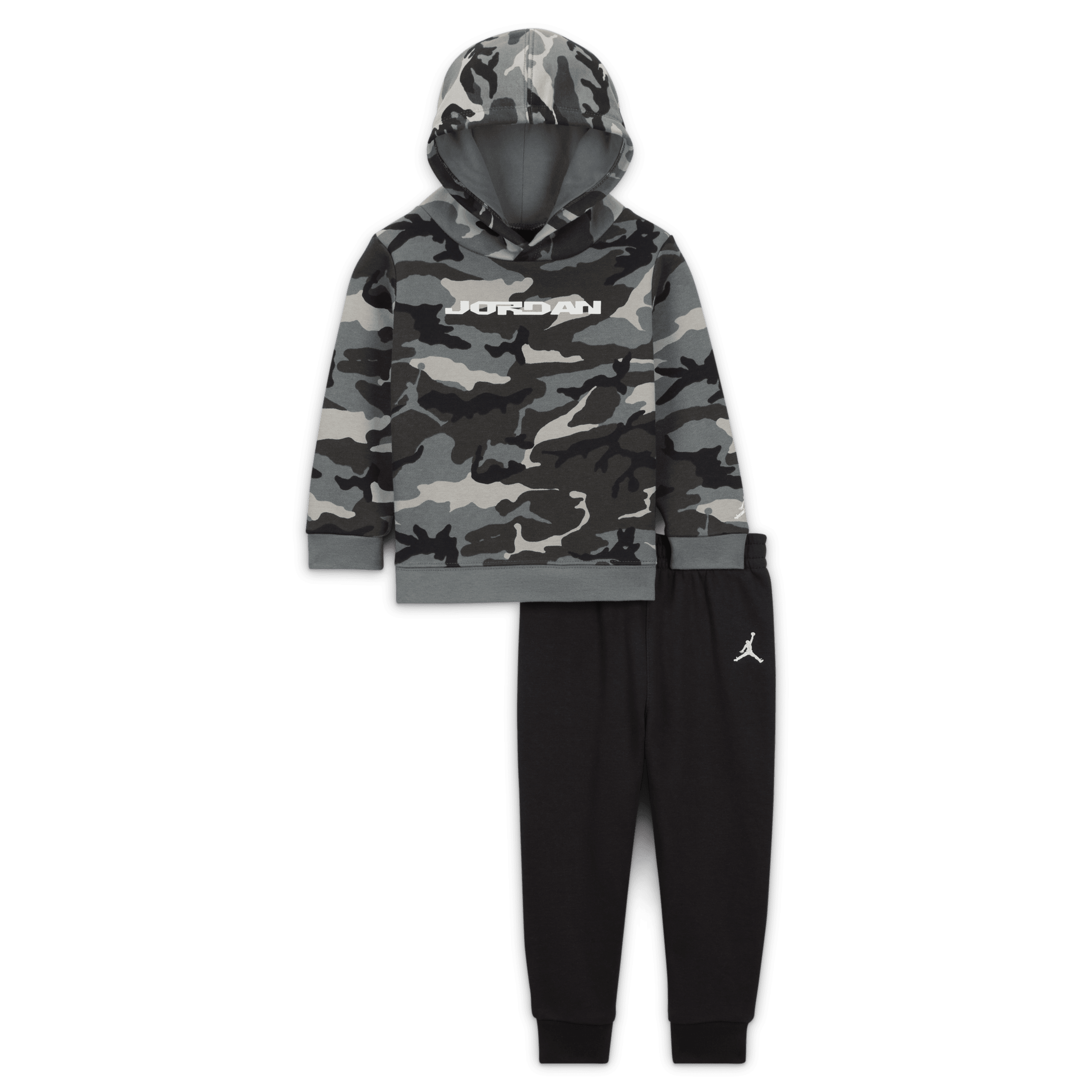 Ensemble deux pièces avec sweat à capuche camouflage en Fleece Jordan MVP pour bébé (12-24 mois) - N