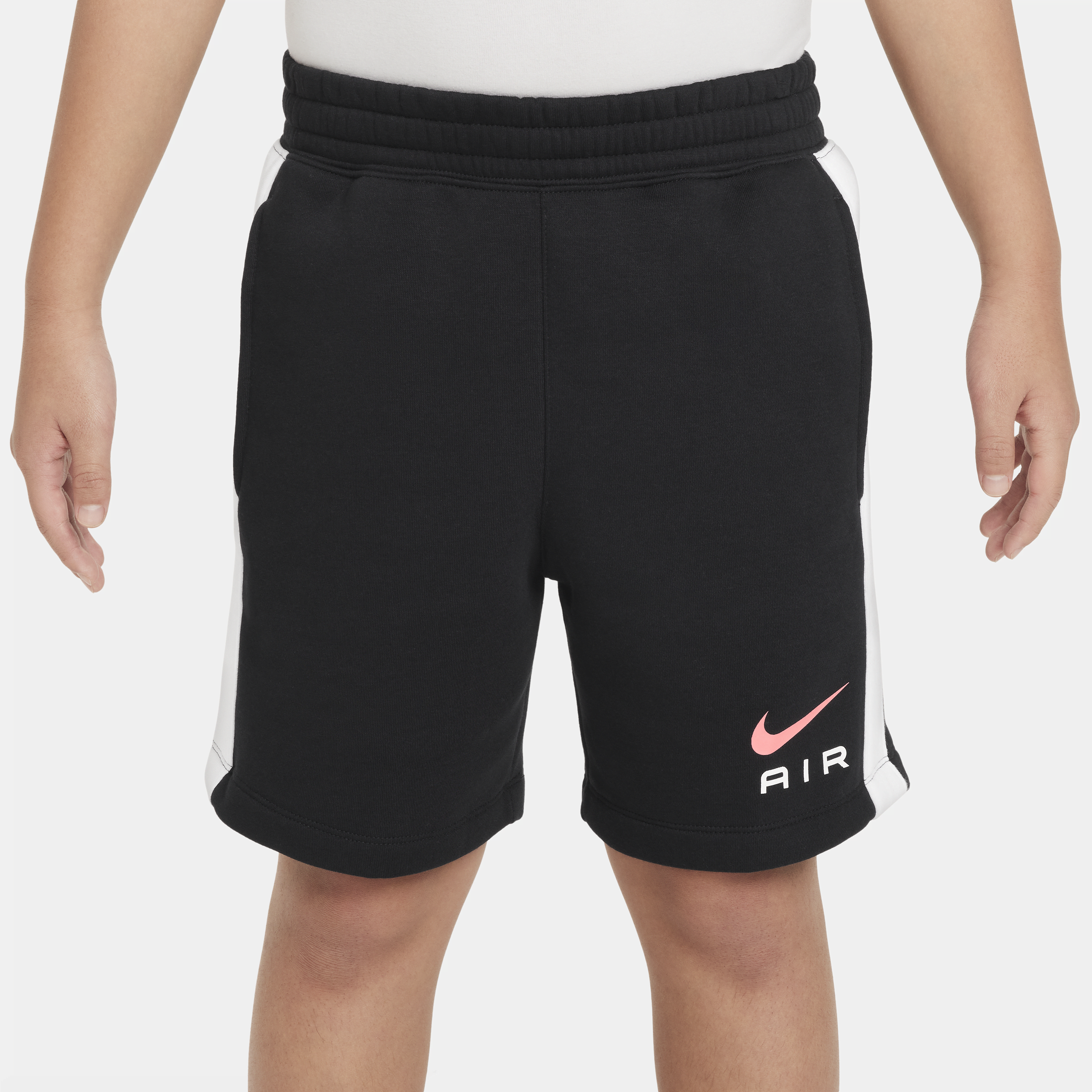 Nike Air fleeceshorts voor jongens Zwart