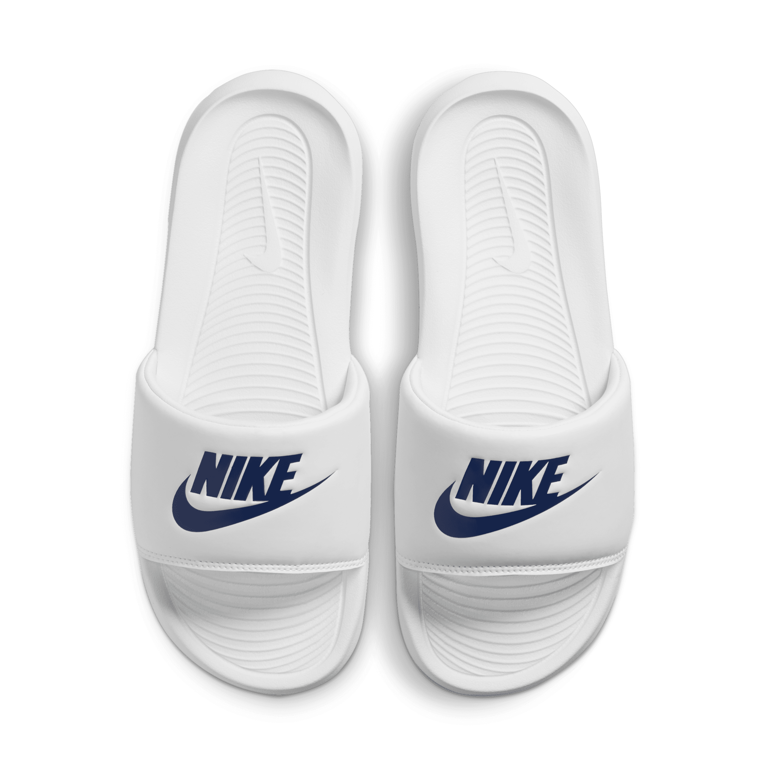 Claquette Nike Victori One pour homme - Blanc