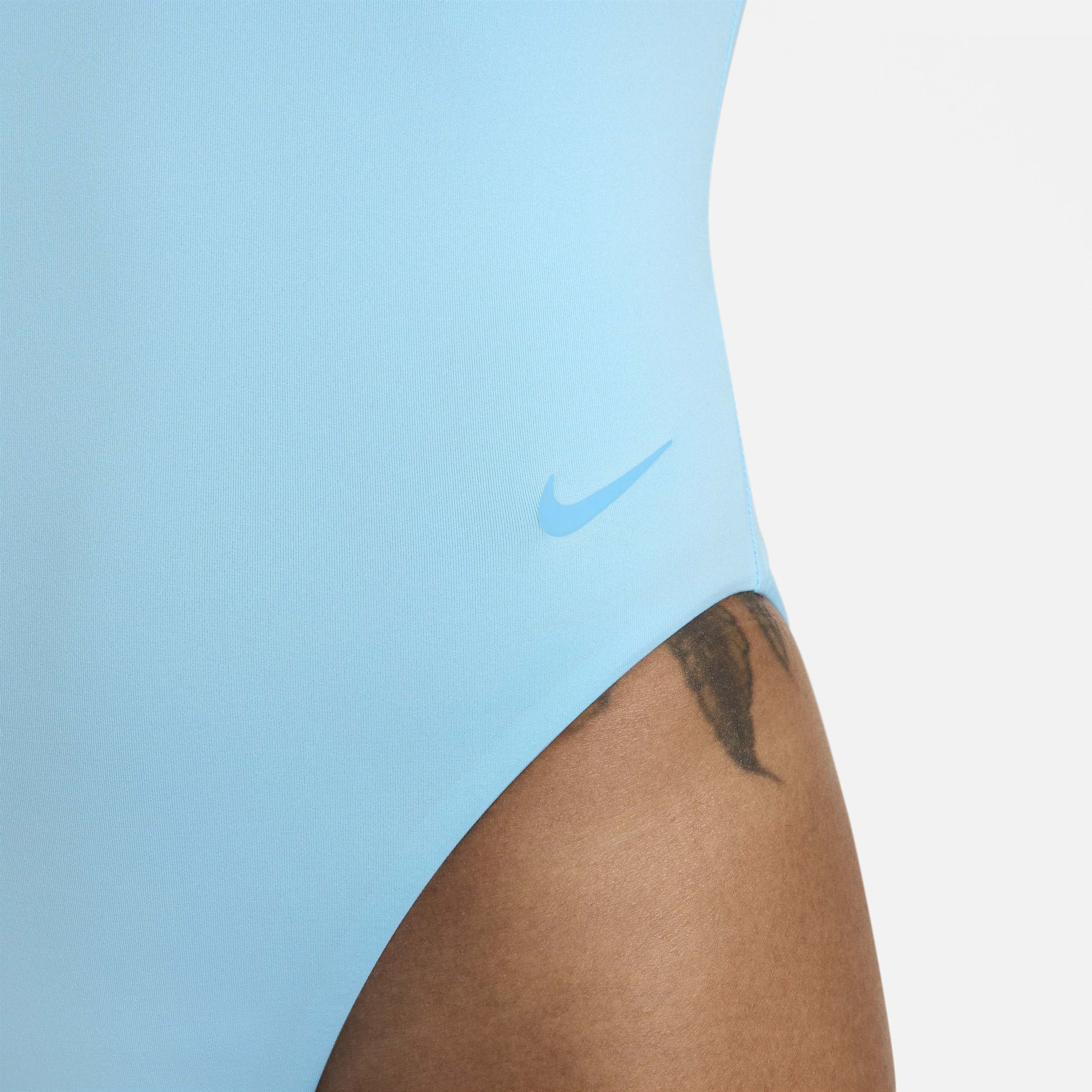Nike Swim Sneakerkini 2.0 zwempak met gekruist design voor dames Blauw