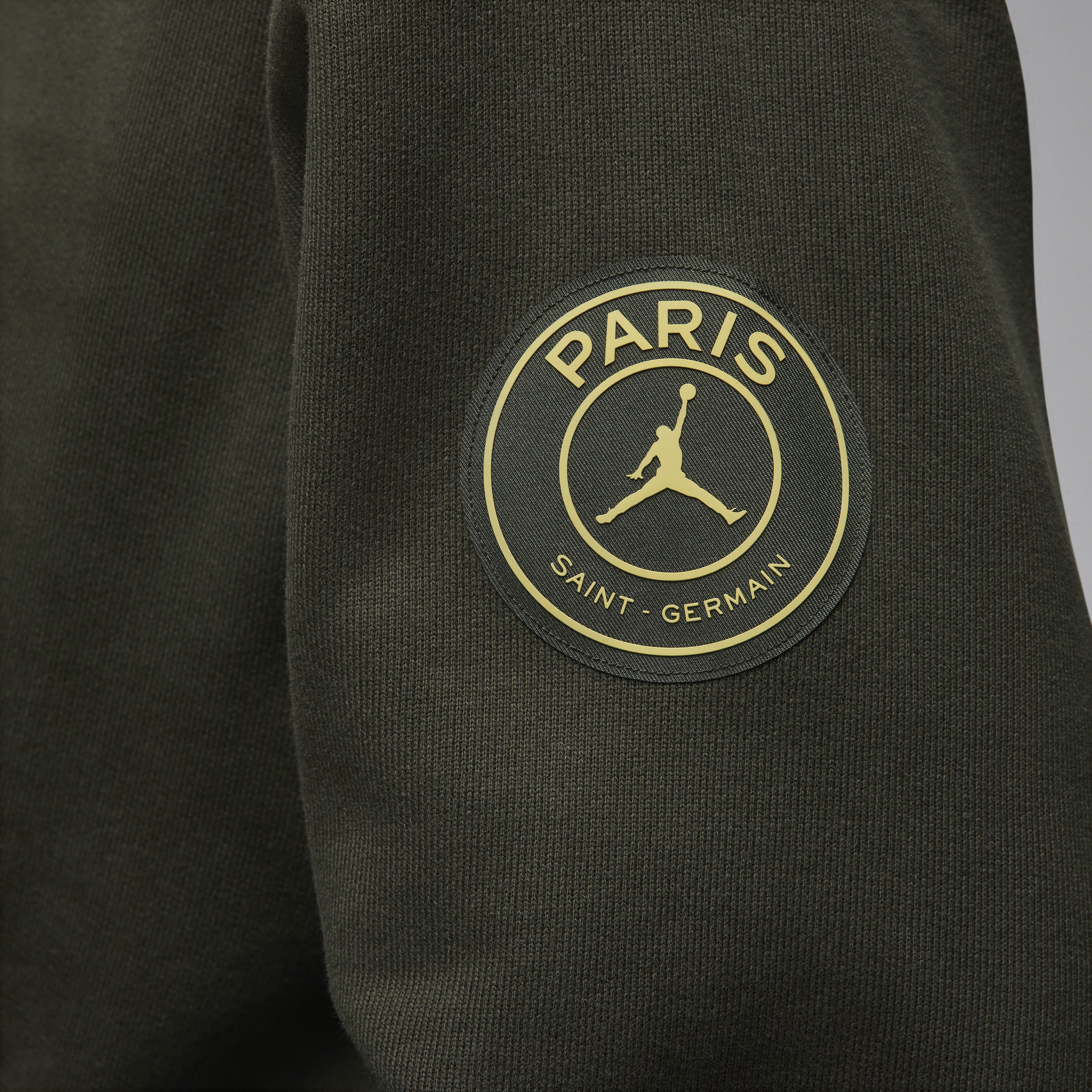 Nike Paris Saint-Germain fleecehoodie met woordmerk voor heren Groen