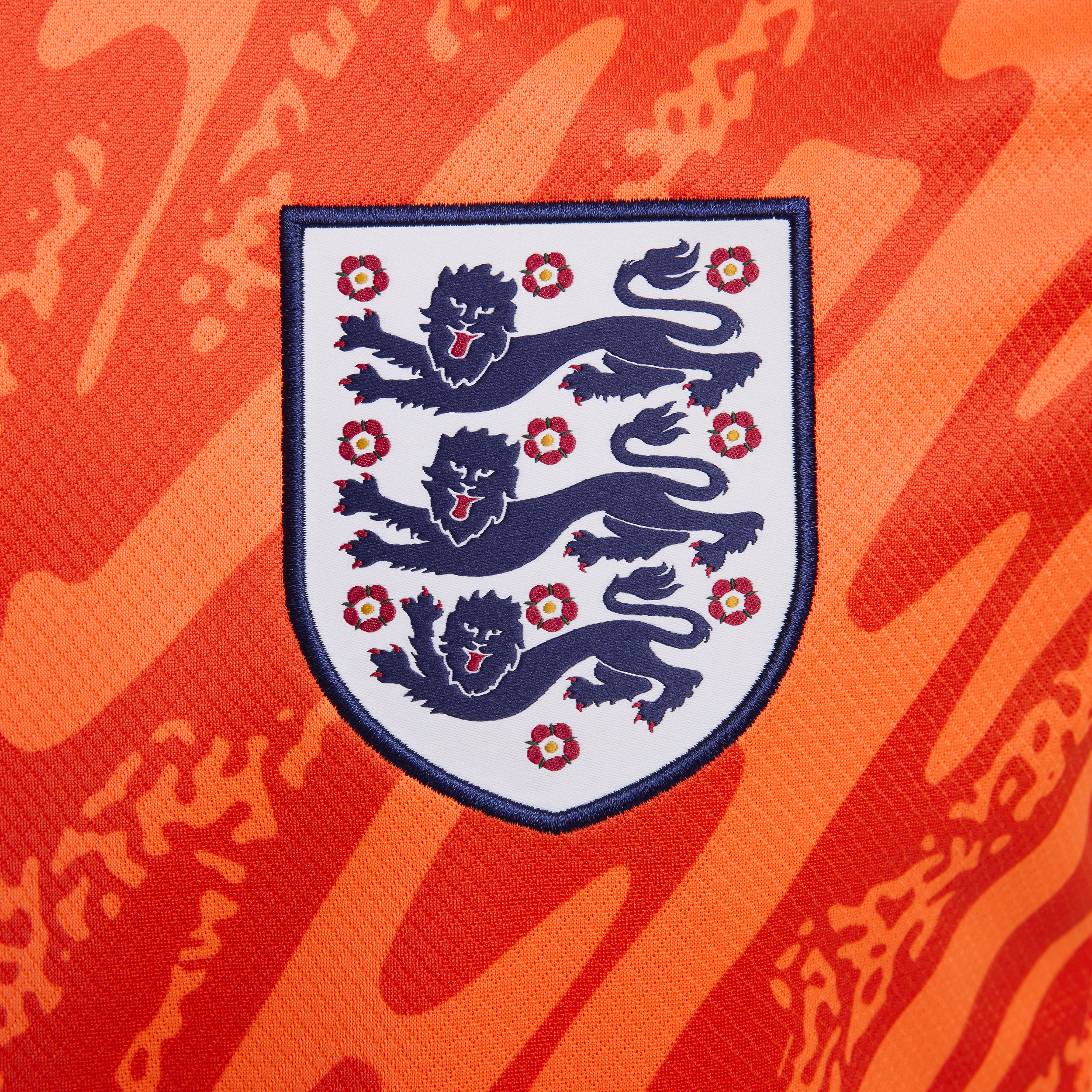 Maillot de foot à manches courtes replica Nike Dri-FIT Angleterre (Équipe féminine) 2024/25 Stadium Gardien de but pour homme - Orange