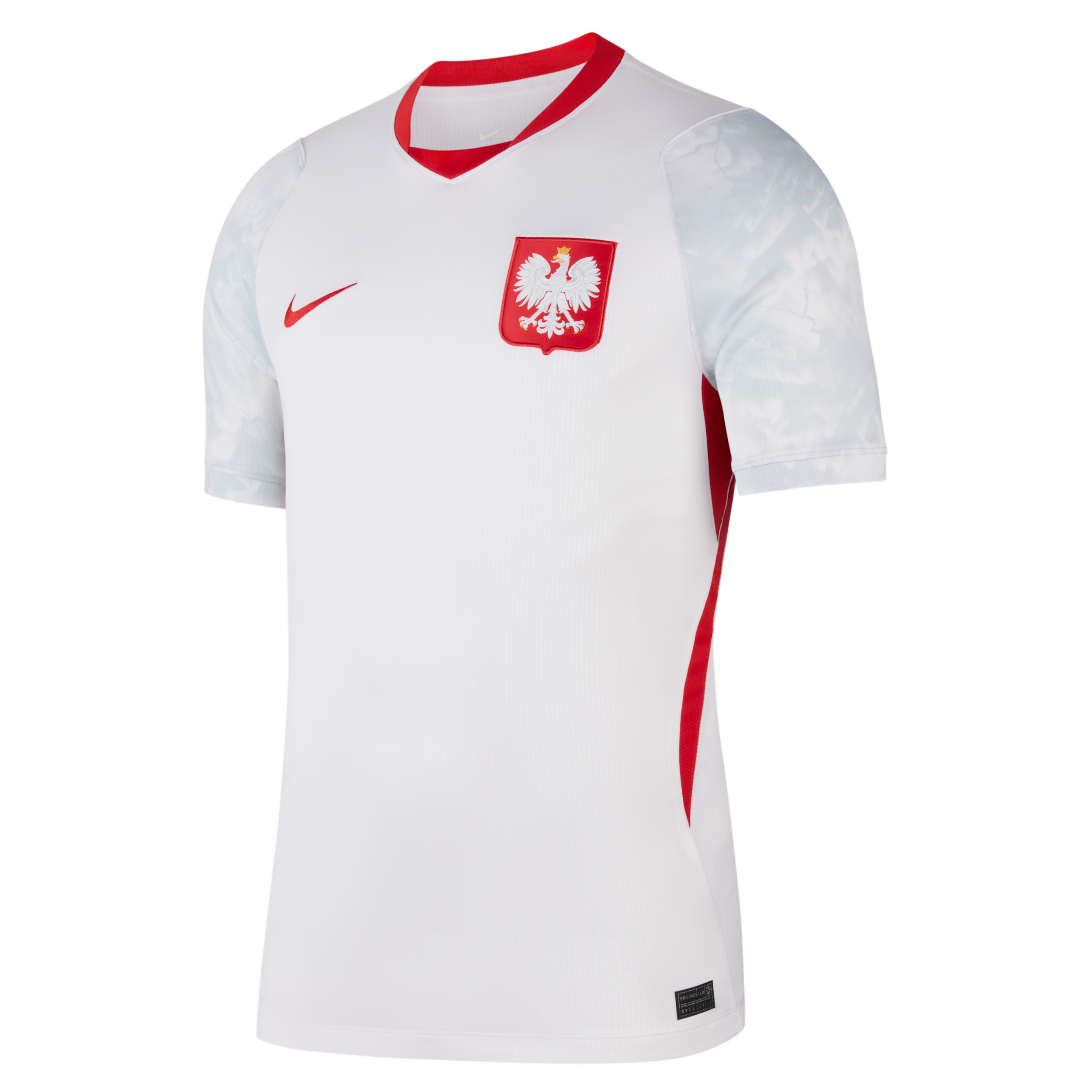 Polen 2026/27 Nike Dri-FIT Football Replica-trøje til større børn - hvid