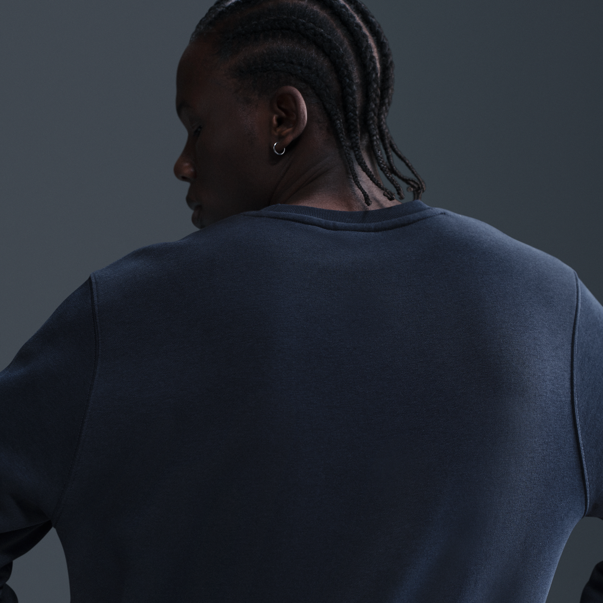Haut en Fleece Nike Club pour homme - Bleu