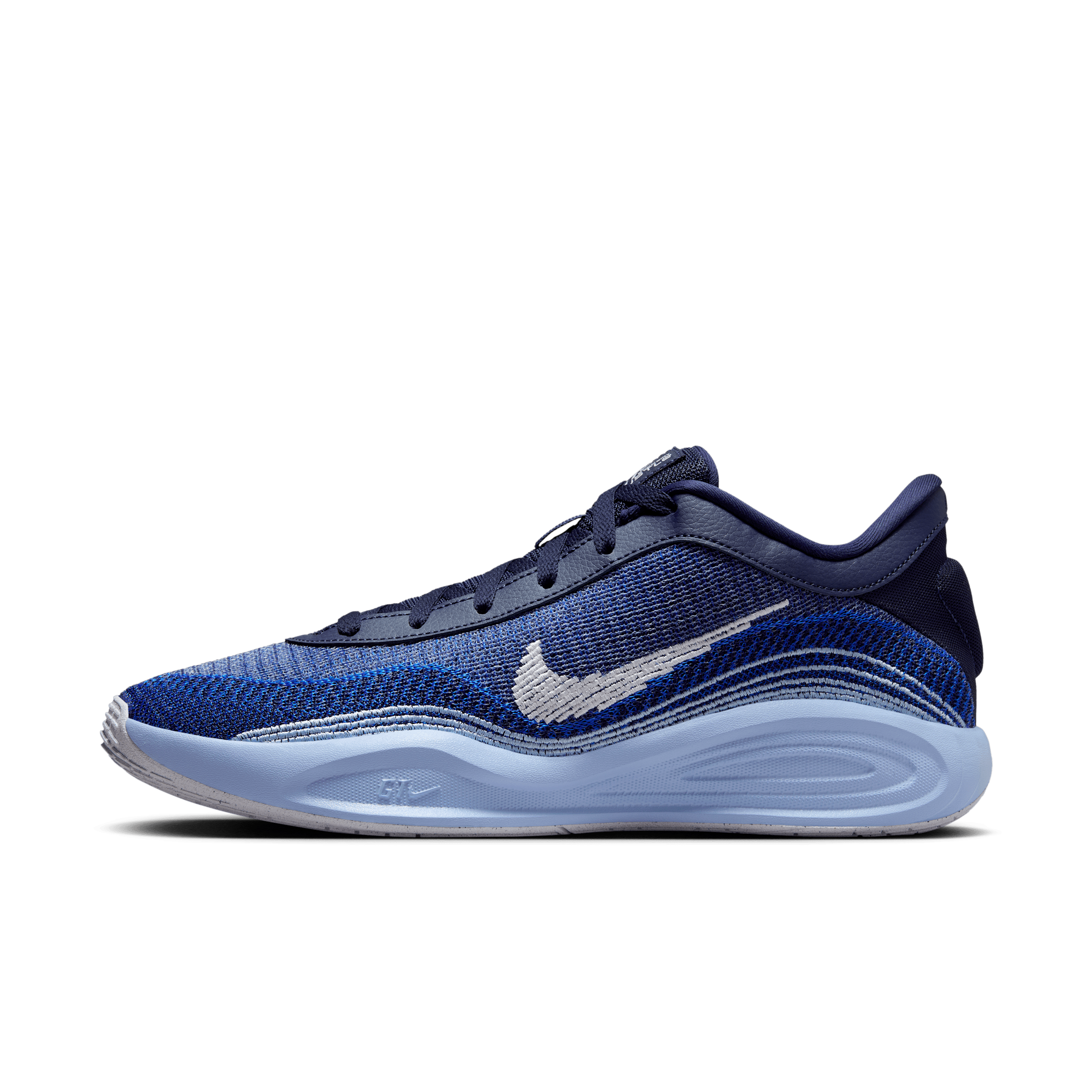 Nike G.T. Hustle Academy basketbalschoenen Blauw