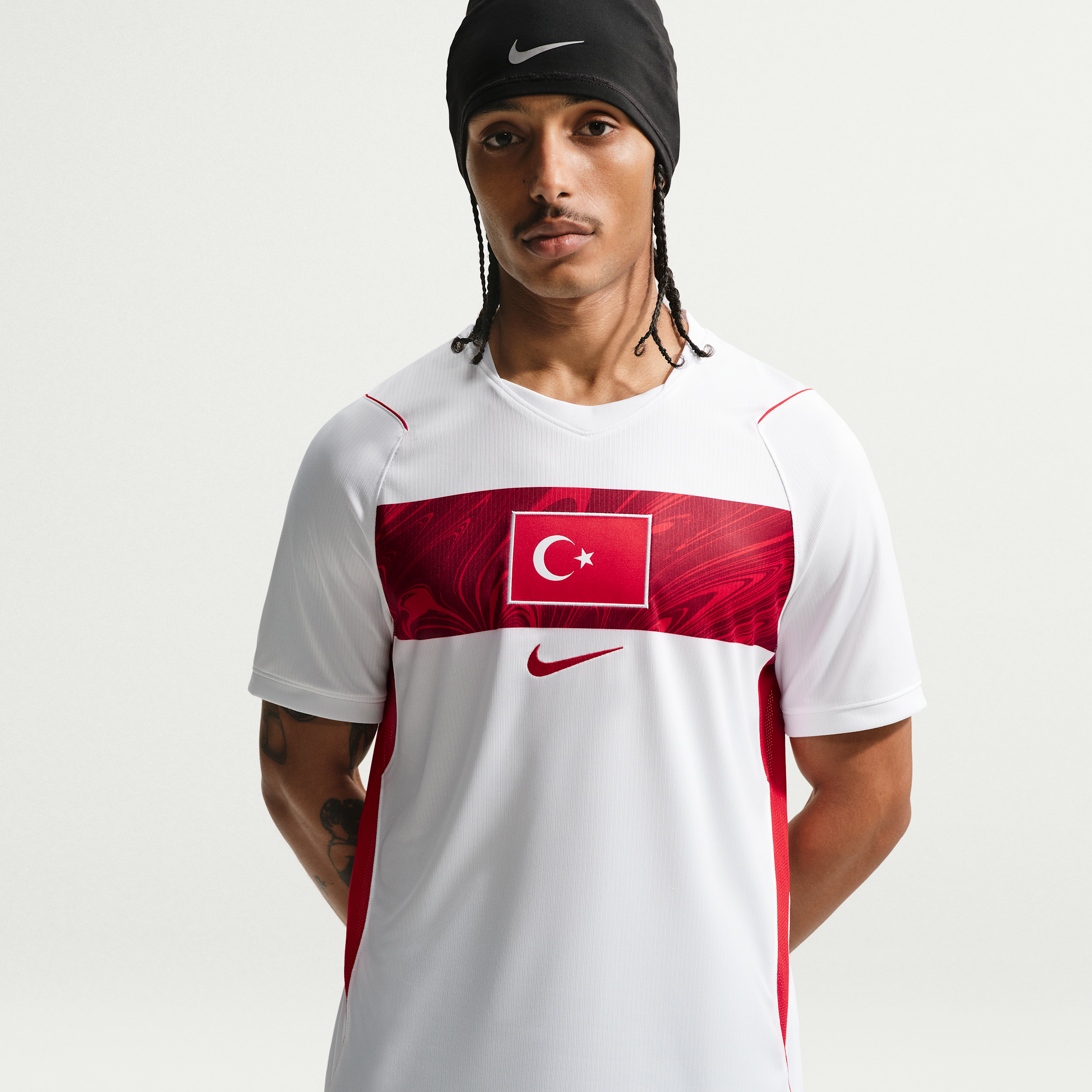Tyrkiet 2026 Stadium Away Nike Dri-FIT Replica-fodboldtrøje til mænd - hvid