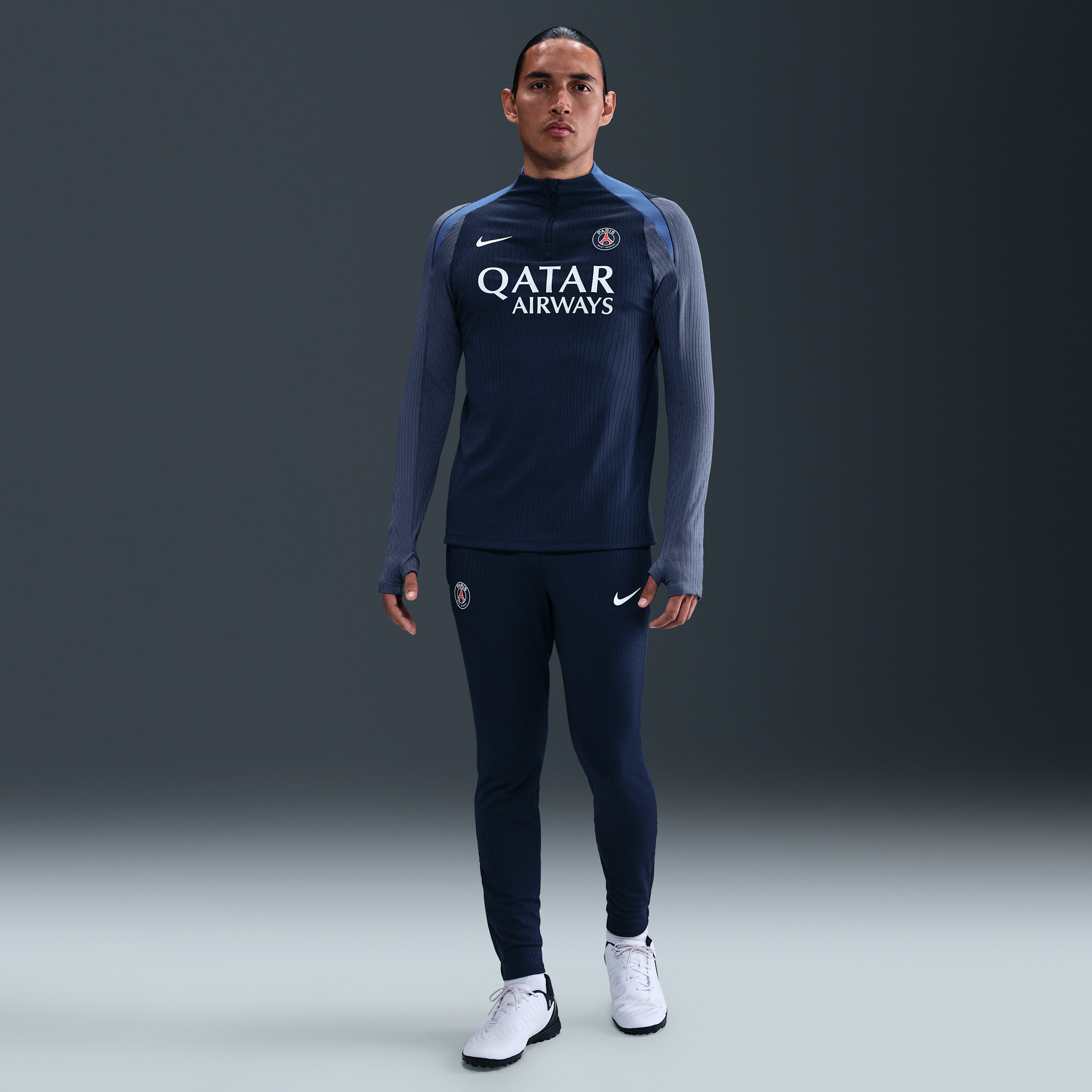 Paris Saint-Germain Strike Elite Mens Nike Dri-FIT ADV Football Knit Pants - Blue - Front