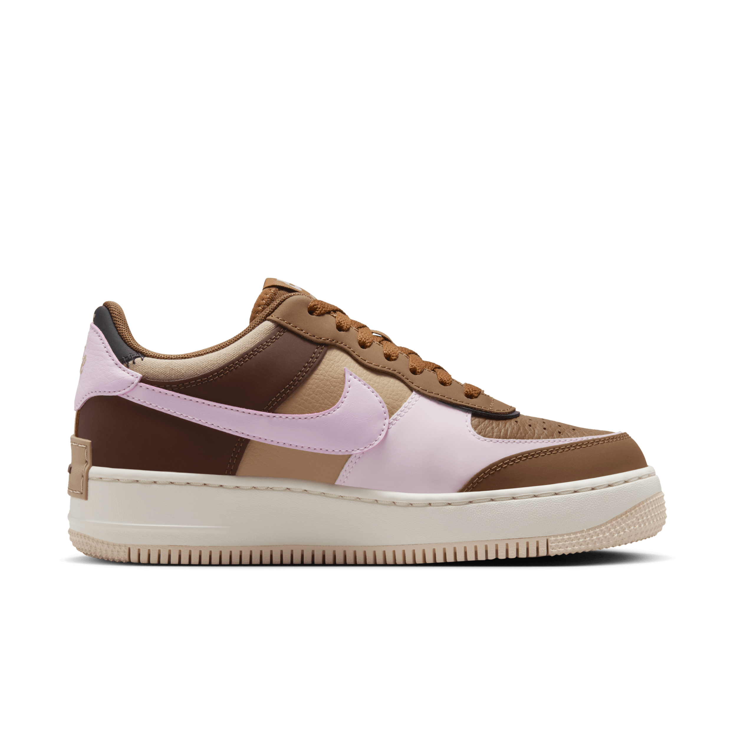 Chaussure Nike Air Force 1 Shadow pour femme - Marron