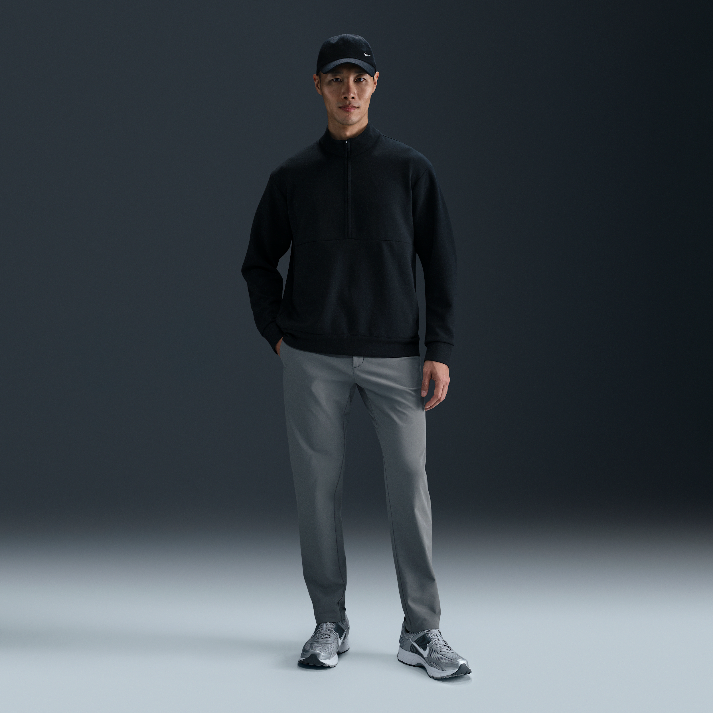 Nike 24.7 PerfectStretch Men's Dri-FIT 5-Pocket Slim-Fit Trousers - Grey - Sustainable Materials