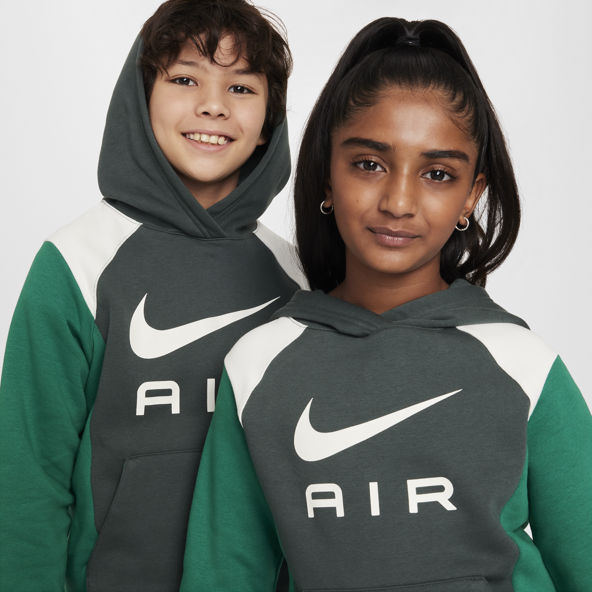 Sweat à capuche Nike Air pour ado - Vert