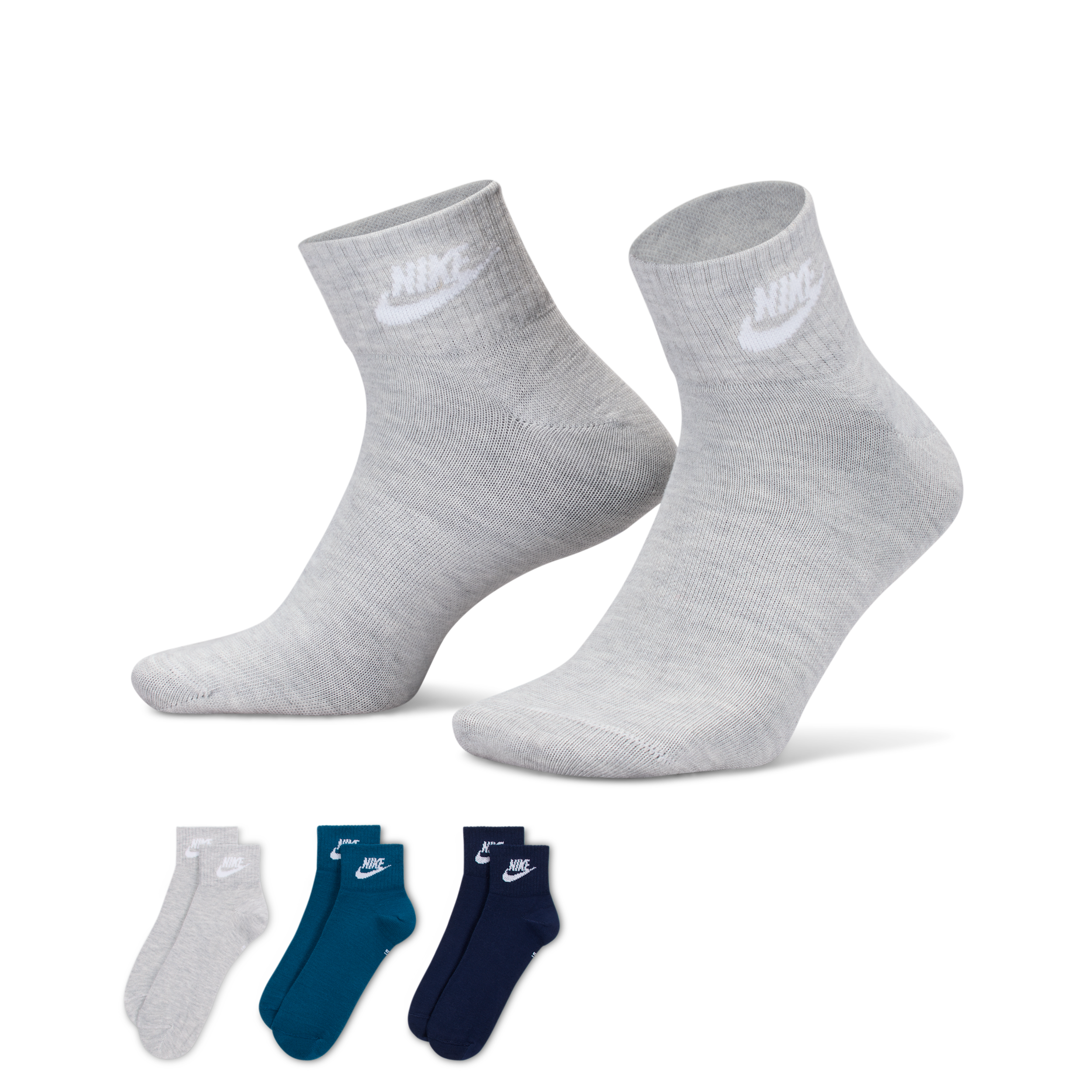 Calze alla caviglia Nike Everyday Essential (3 paia) - Multicolore
