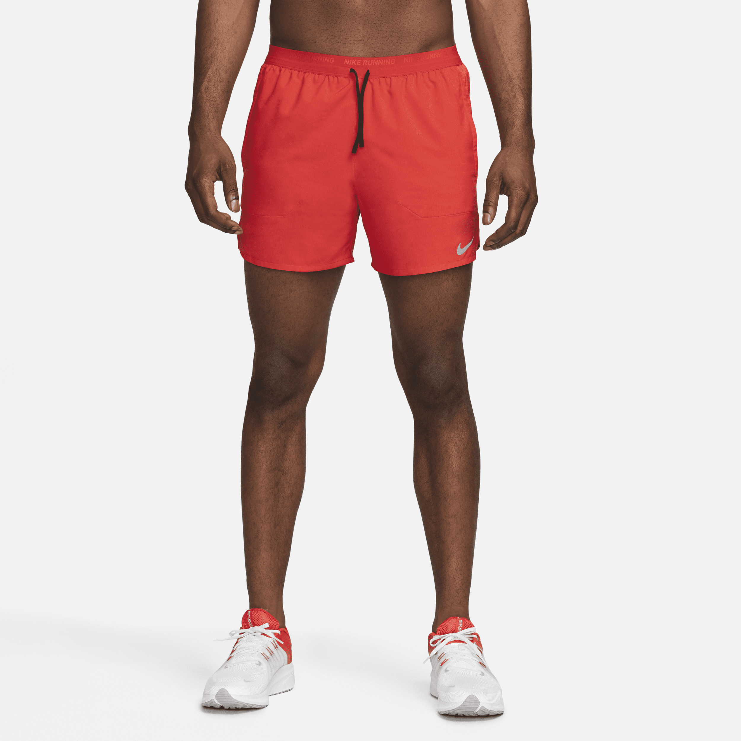 Short de running avec sous-short intégré Dri-FIT Nike Stride 13 cm pour homme - Rouge