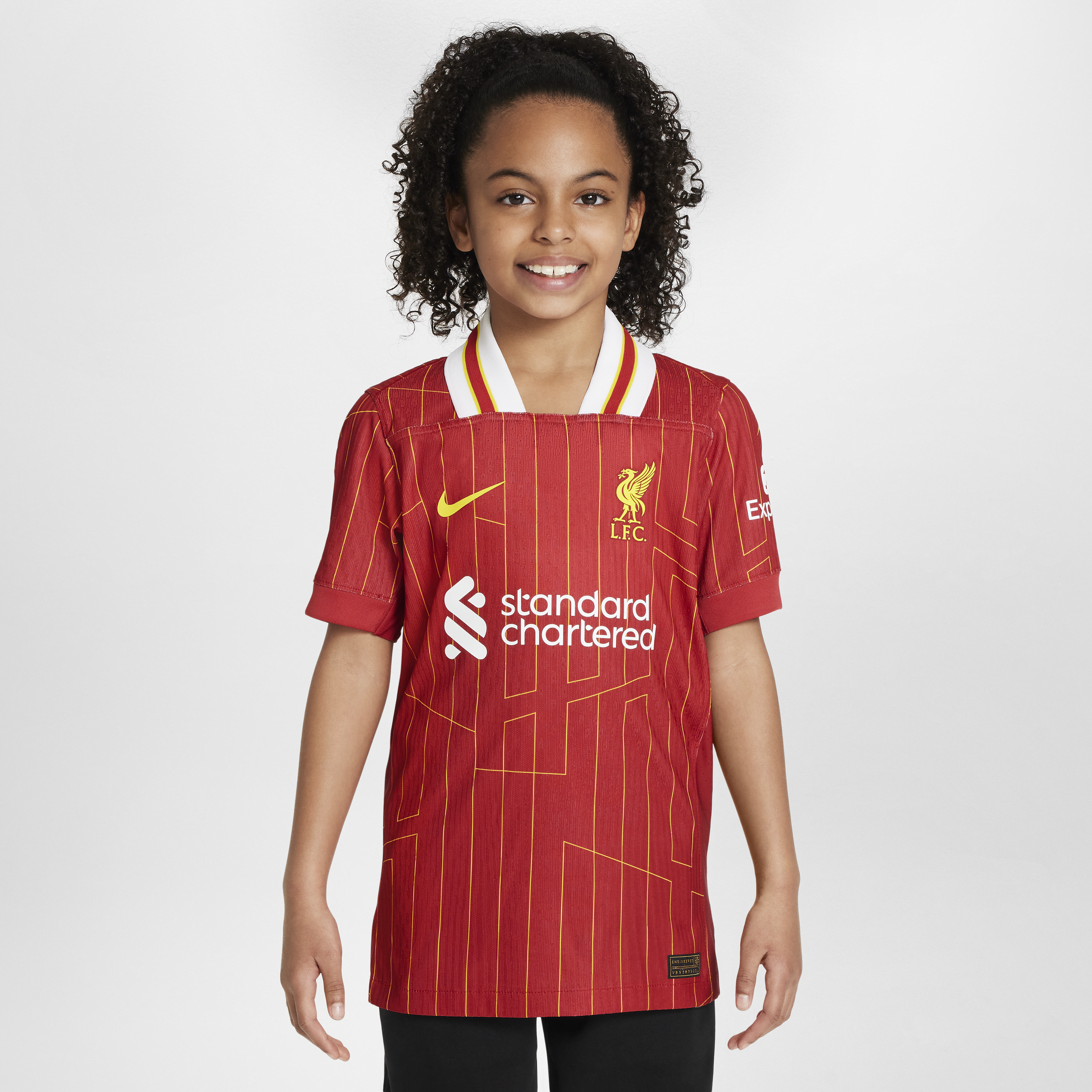 Nike Liverpool FC 2024 25 Match Thuis Dri-FIT ADV voetbalshirt voor kids Rood