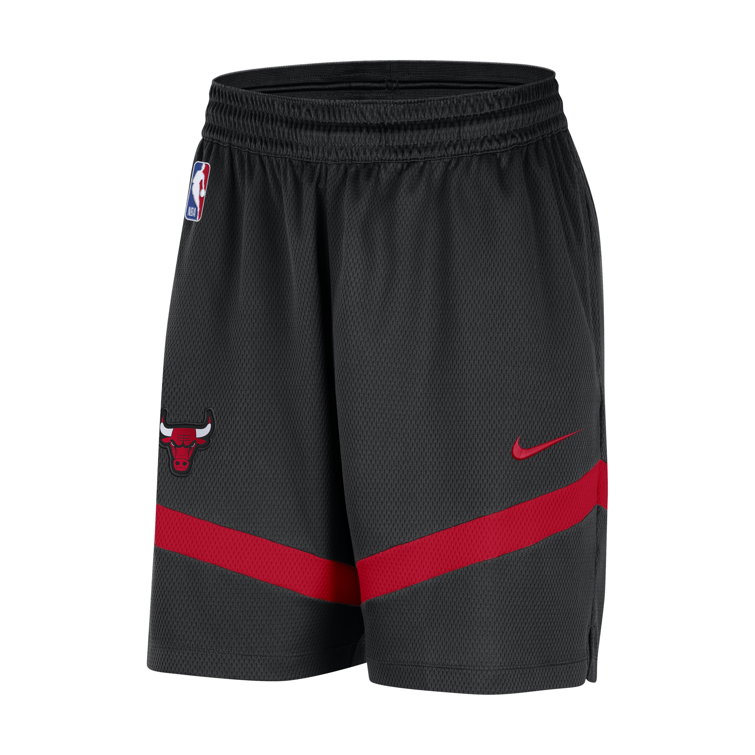 Nike Chicago Bulls Icon Practice Dri-FIT NBA-herenshorts (21 cm) Zwart