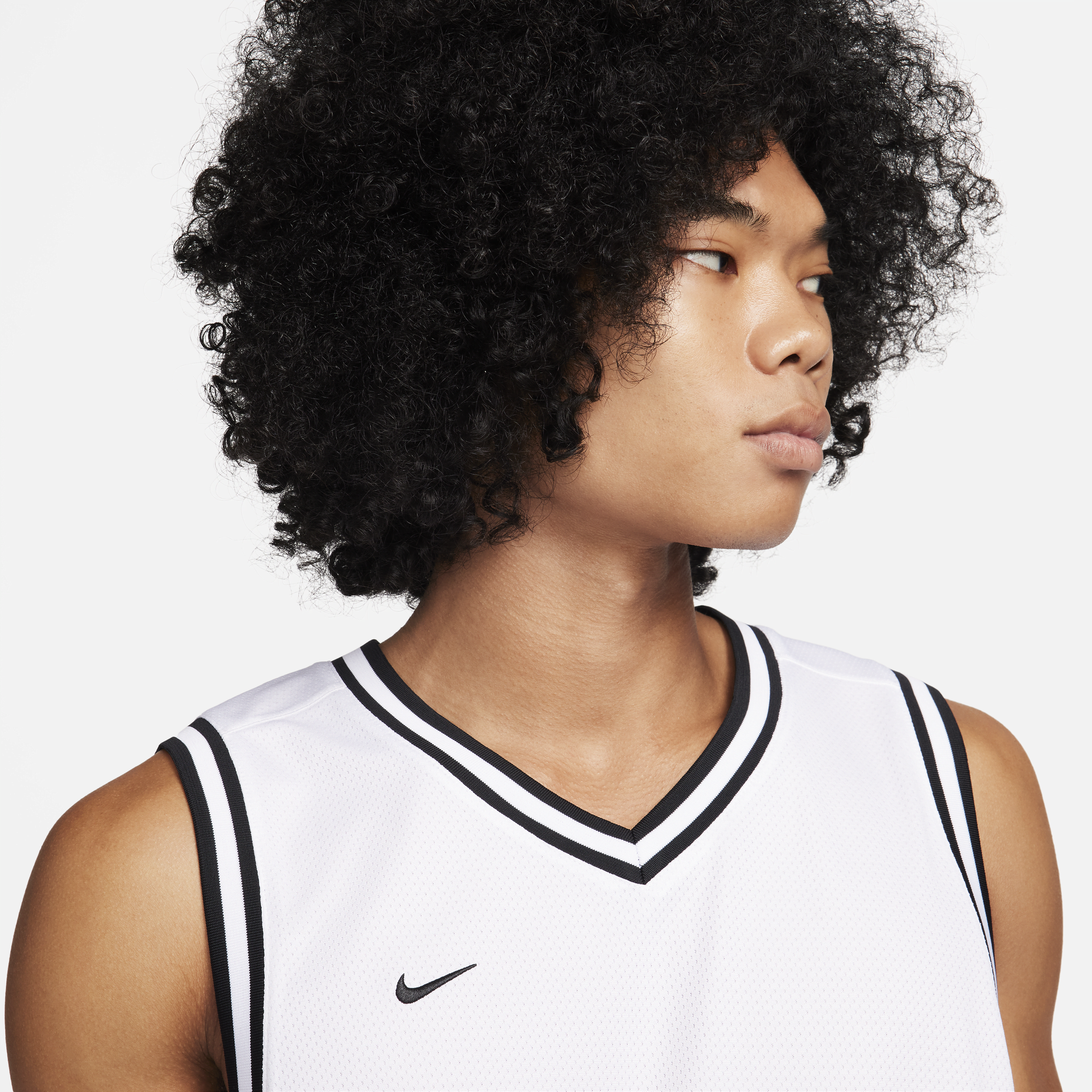 Maillot de basket Dri-FIT Nike DNA pour homme - Blanc